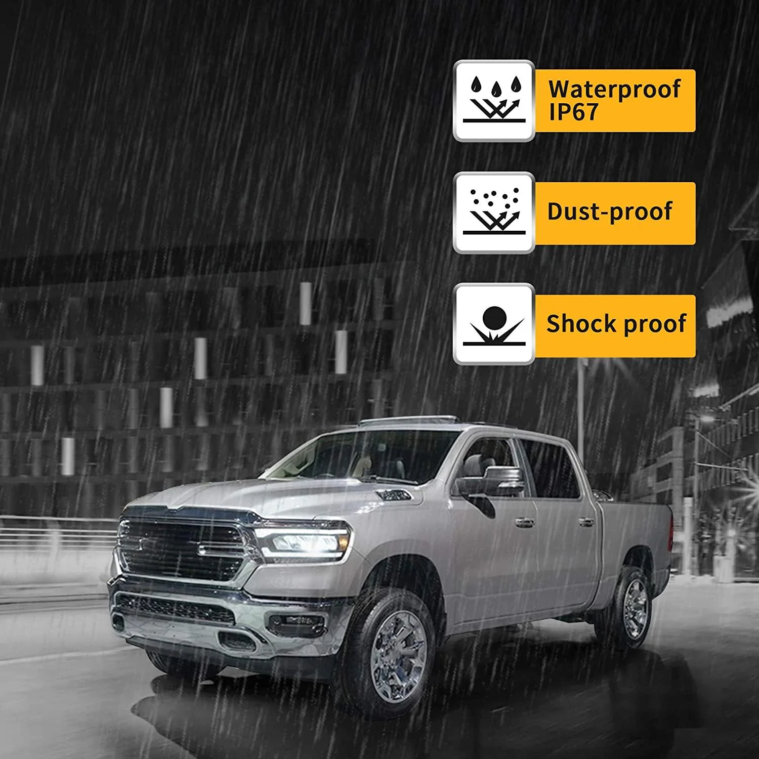 VLAND Full LED/Matrix Projector Headlights For Dodge RAM 1500 2019-UP [DOT. SAE.E-MARK] - Image 7