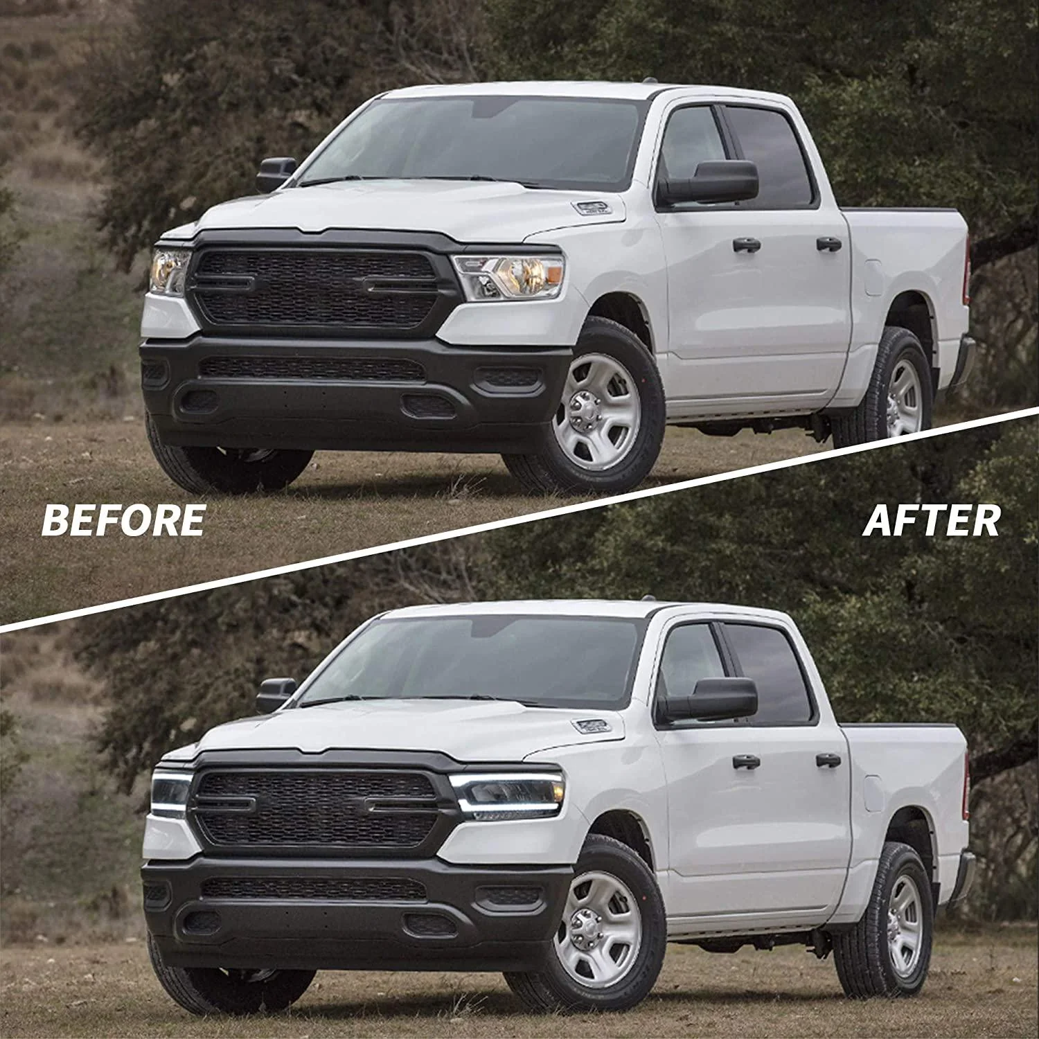 VLAND Full LED/Matrix Projector Headlights For Dodge RAM 1500 2019-UP [DOT. SAE.E-MARK] - Image 8