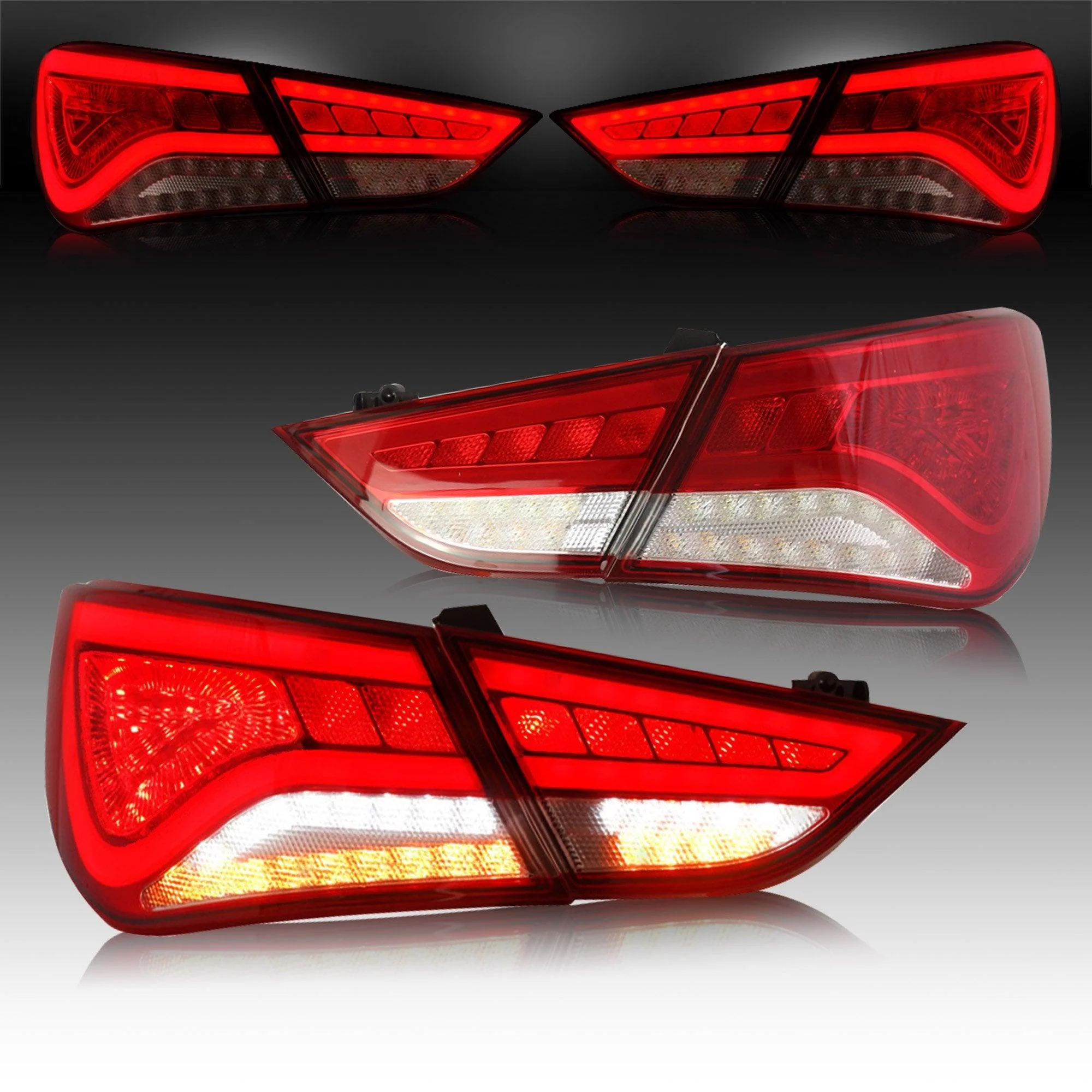 VLAND Tail Lights For Hyundai Sonata 6th Gen Sedan 2011-2014 - Image 18