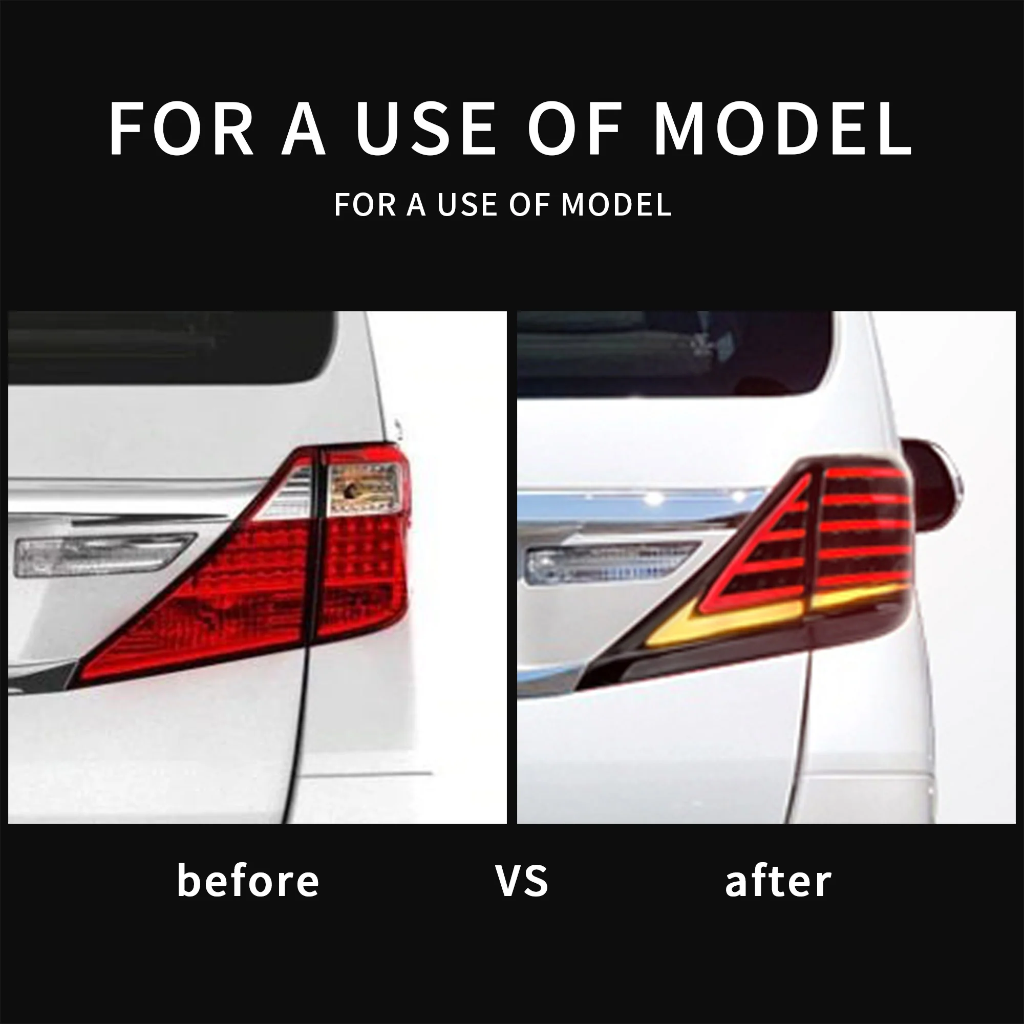 Vland Full LED Tail Lights For Toyota Verllfire / Alphard 2007-2013 - Image 9