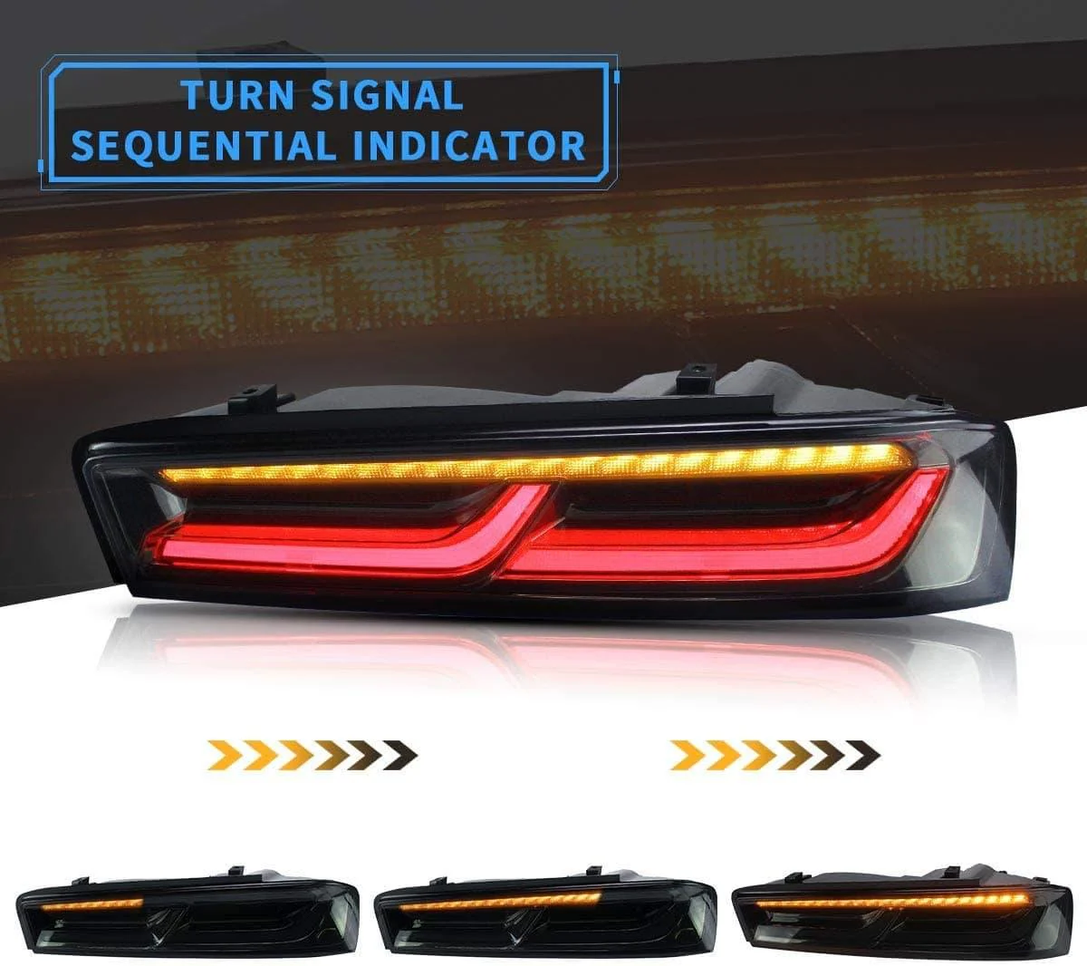 VLAND LED Tail Lights For Chevrolet Camaro 2016-2018 (Fit For European Models) - Image 6