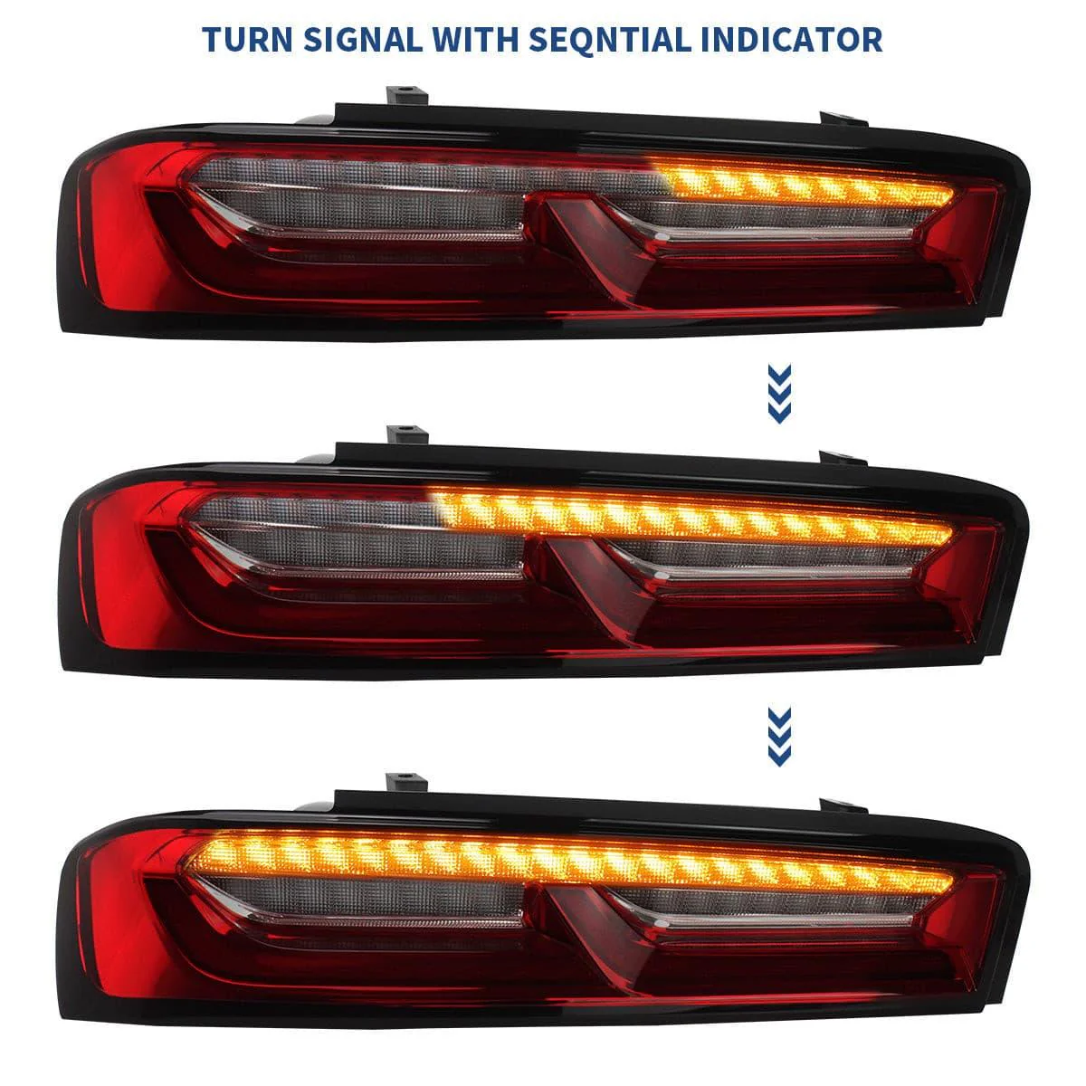 VLAND LED Tail Lights For Chevrolet Camaro 2016-2018 (Fit For European Models) - Image 8