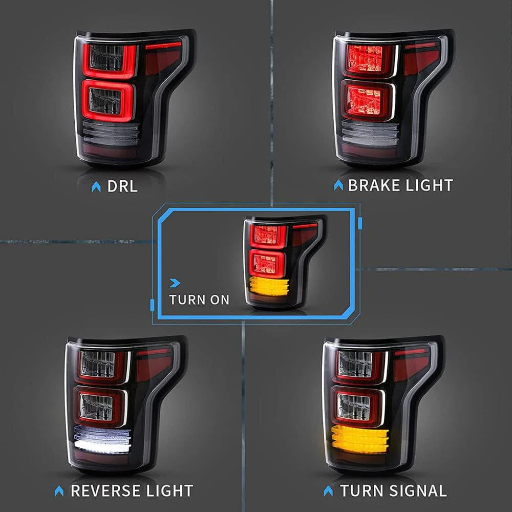 VLAND LED Tail Lights For Ford F150 2015-2020 Rear Lamps [DOT. E-MARK.] - Image 5