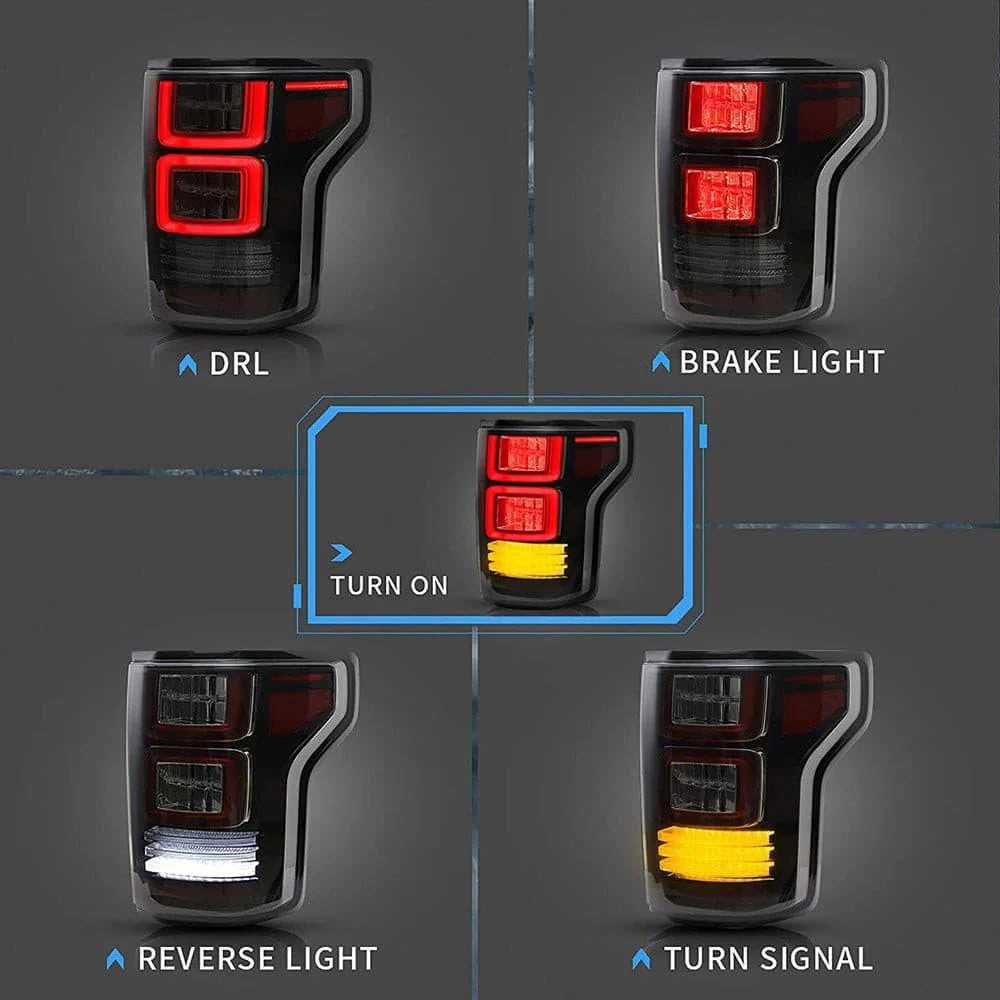 VLAND LED Tail Lights For Ford F150 2015-2020 Rear Lamps [DOT. E-MARK.] - Image 6