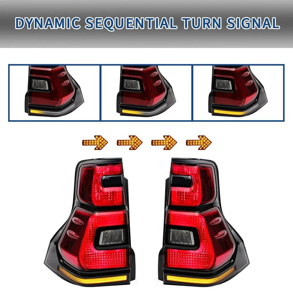 VLAND LED Tail Lights For Toyota Land Cruiser Prado 2010-2016 - Image 12