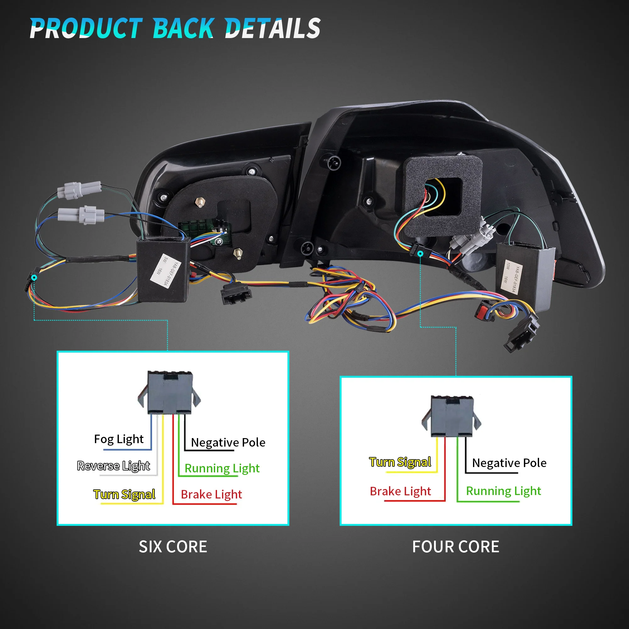 VLAND OLED Tail lights For Volkswagen Golf 6 MK6 2008-2014 With Sequential indicators Turn Signals [E-MARK.] - Image 23