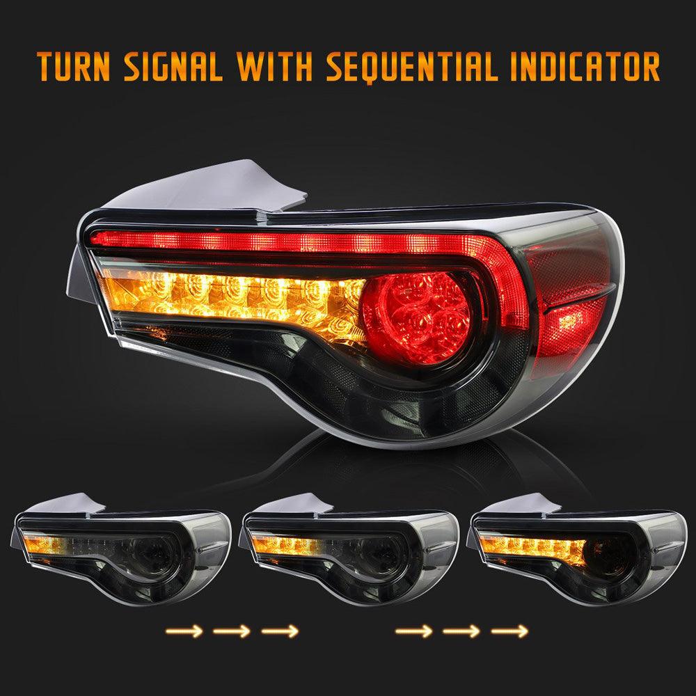 VLAND Headlights & LED Tail Lights For Toyota 86 GT86/Subaru BRZ Scion FRS 2012-2020 Turn Signal with Sequential Indicator - Image 5