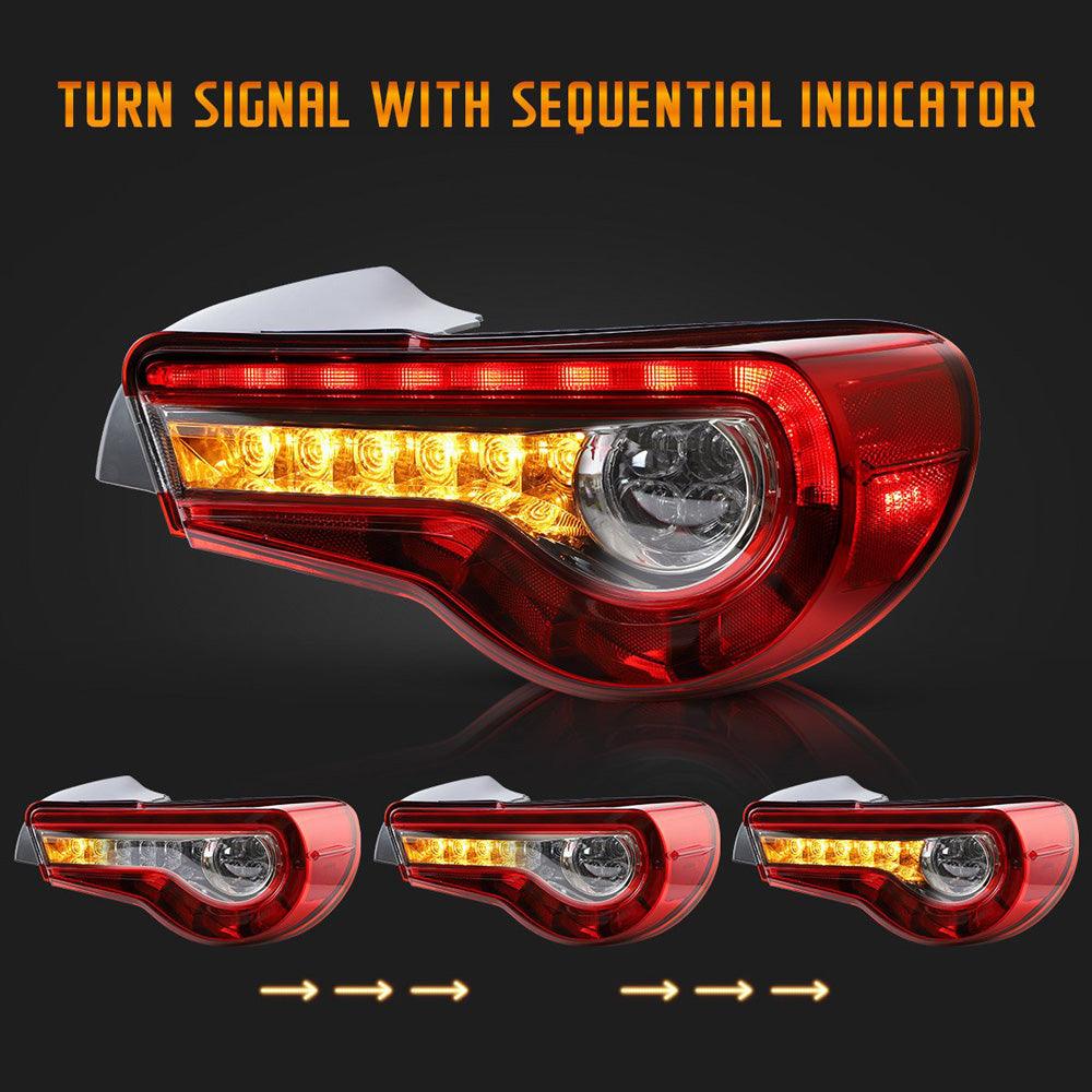 VLAND Headlights & LED Tail Lights For Toyota 86 GT86/Subaru BRZ Scion FRS 2012-2020 Turn Signal with Sequential Indicator - Image 6