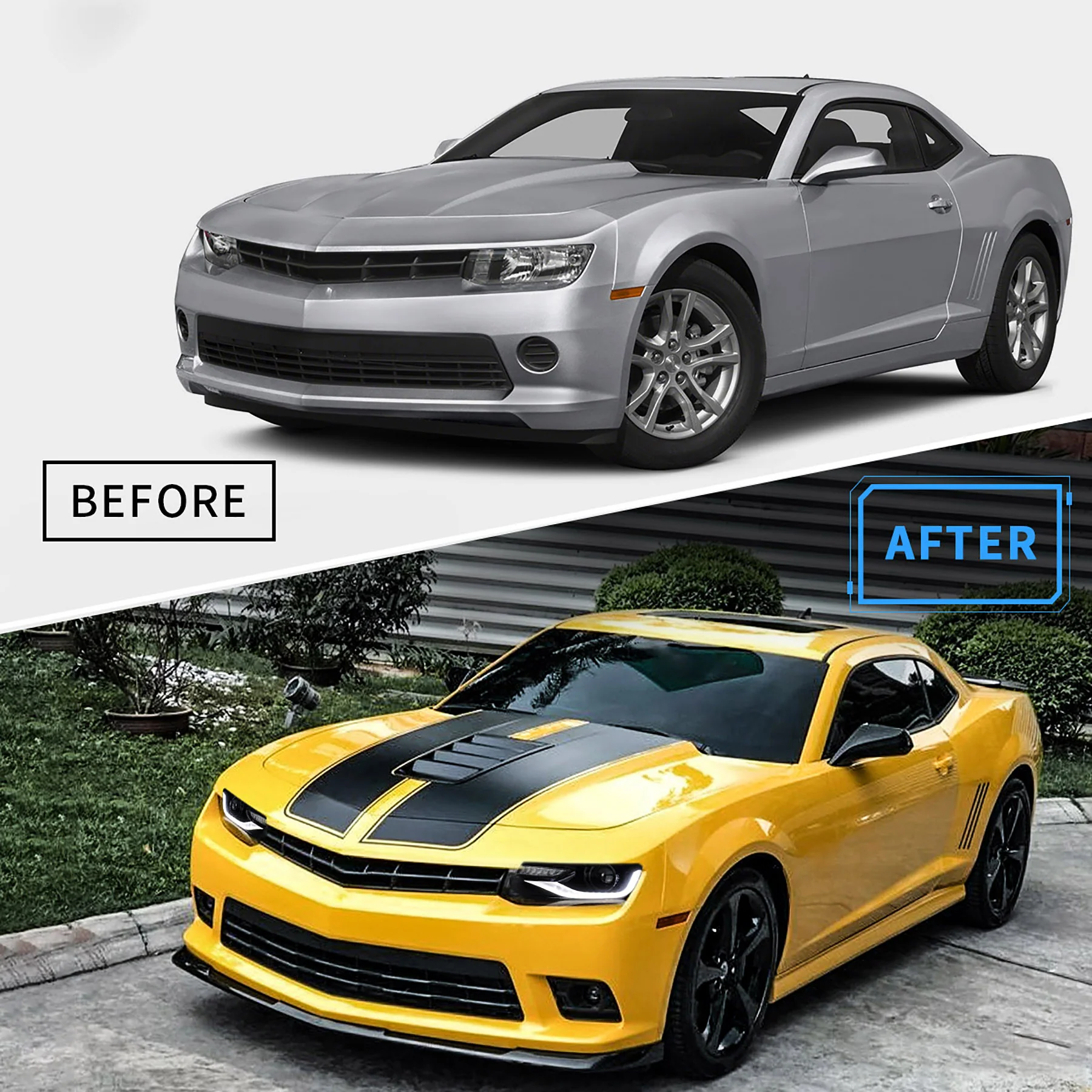 VLAND LED Headlights For Chevy Chevrolet Camaro 2014 2015 [DOT.] - Image 11
