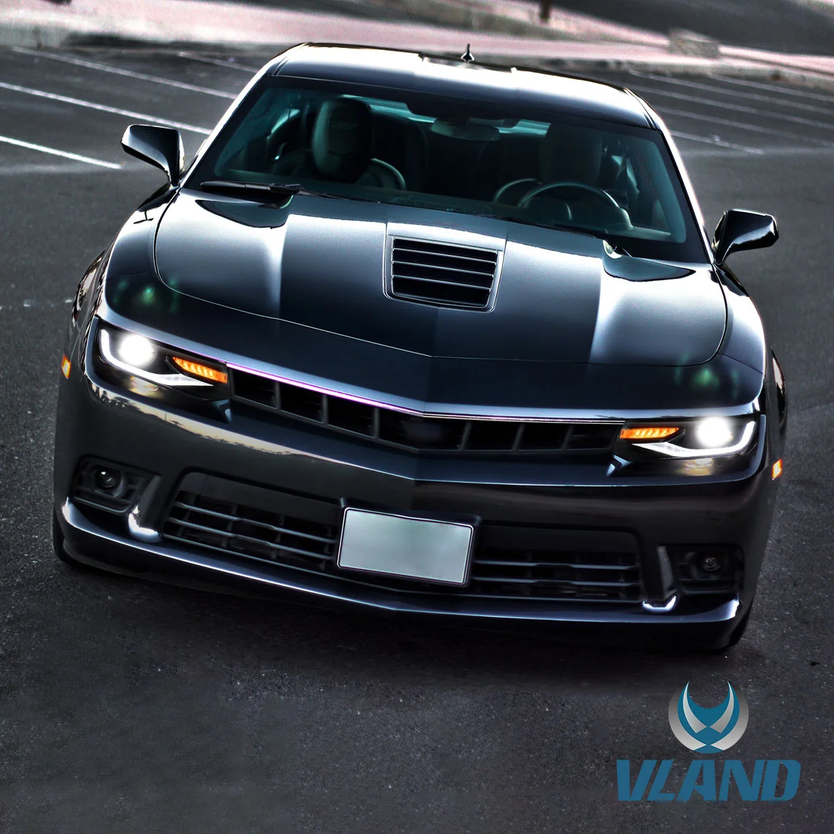 VLAND LED Headlights For Chevy Chevrolet Camaro 2014 2015 [DOT.] - Image 12