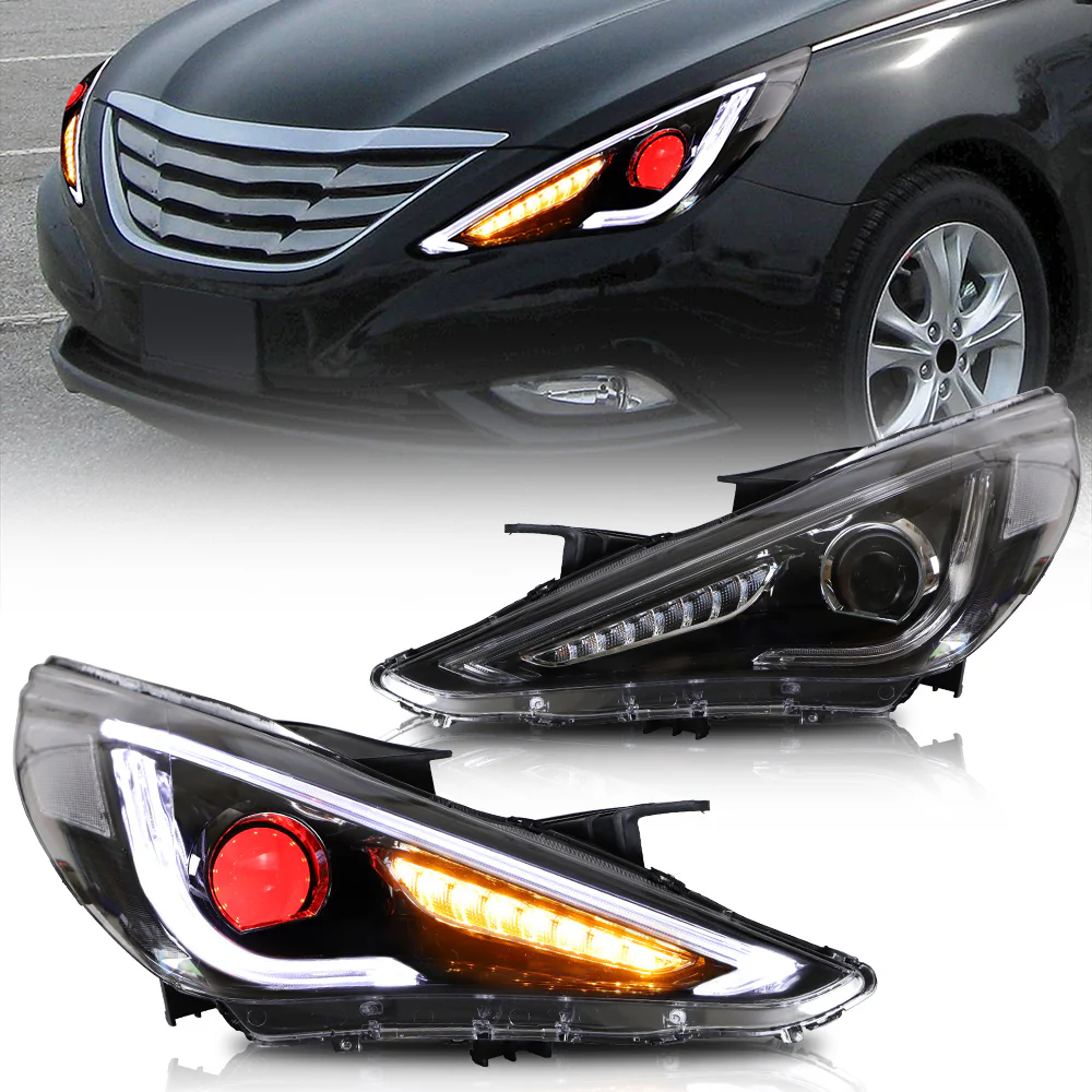 VLAND Headlights For Hyundai Sonata 2011-2014 Aftermarket Front Lights - Image 2