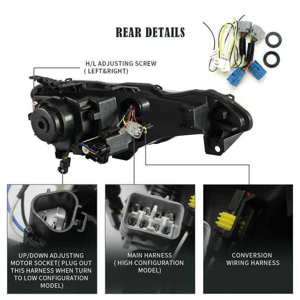 VLAND LED Headlights For Toyota 86/Subaru BRZ/Scion FR-S First Gen ZN6/ZC6 2012-2020 - Image 15