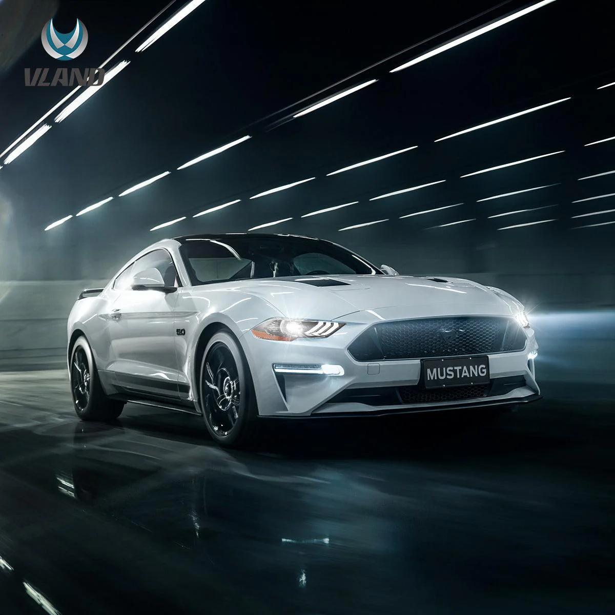 VLAND LED Projector Headlights For Ford Mustang GT and EcoBoost Models 2018-2023 - Image 10