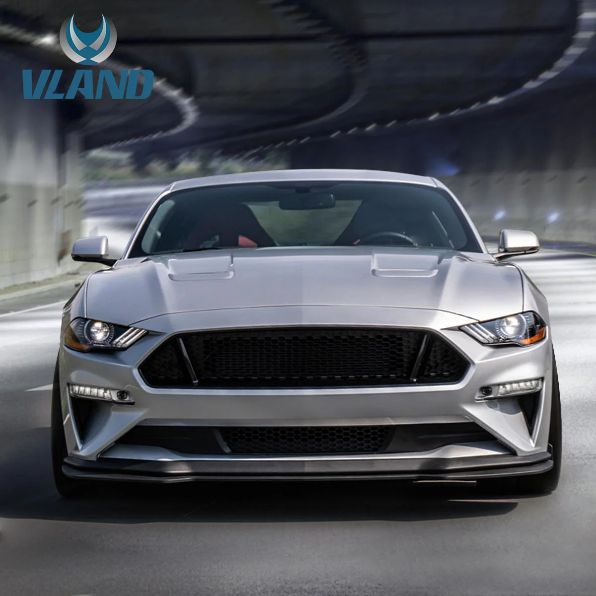 VLAND LED Projector Headlights For Ford Mustang GT and EcoBoost Models 2018-2023 - Image 8