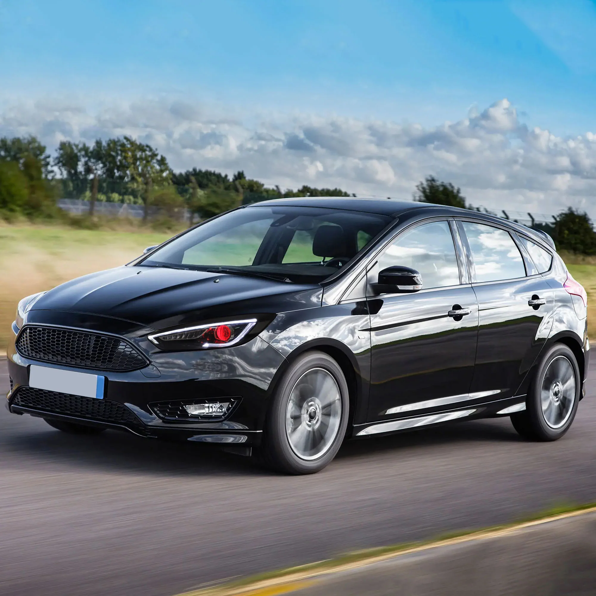 VLAND LED Demon Eye Headlights For Ford Focus 2015-2017 With Sequential Indicators Turn Signals - Image 14