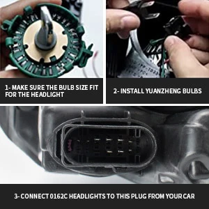 VLAND LED Demon Eye Headlights For Ford Focus 2015-2017 With Sequential Indicators Turn Signals - Image 21