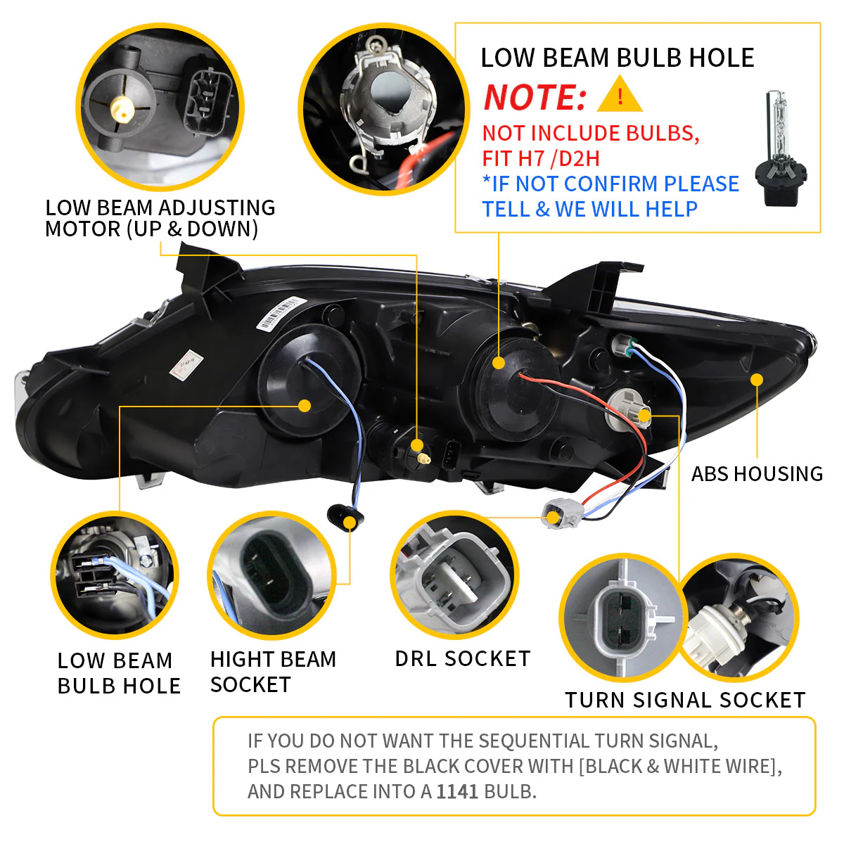 VLAND Headlights For Toyota Camry 2009-2011 - Image 14