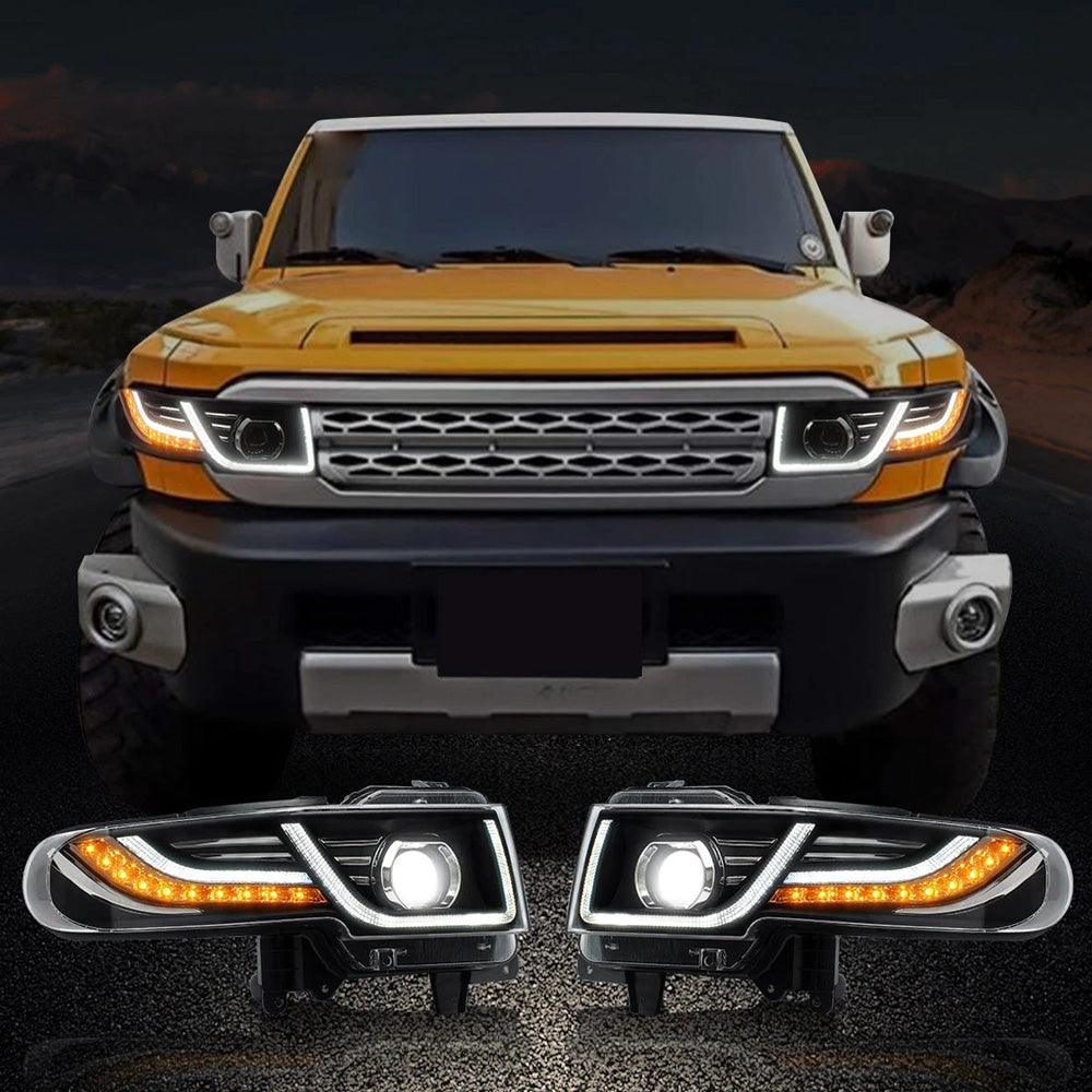 VLAND Headlights With Grille For Toyota Fj Cruiser 2007-2023 - Image 4