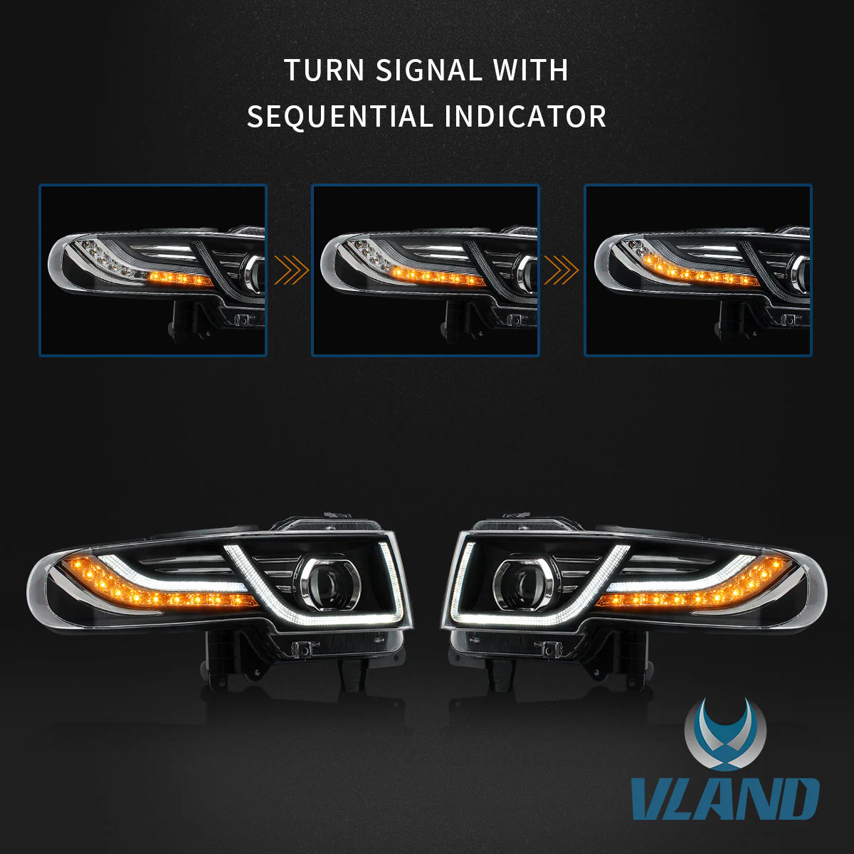 VLAND Headlights With Grille For Toyota Fj Cruiser 2007-2023 - Image 7