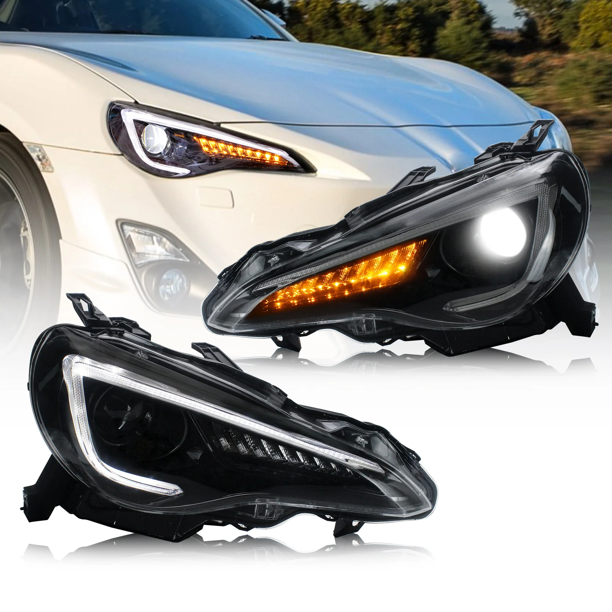VLAND LED Headlights and Tail Lights For Toyota 86 GT86 Subaru BRZ Scion FRS 2012-2020 - Image 25