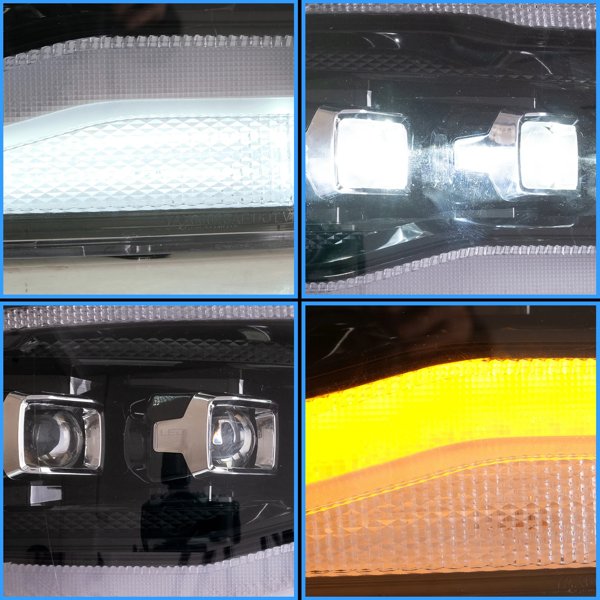 VLAND LED Projector Headlights For RAM 1500 / 2500 / 3500 2009-2018 Ram1500 Classic 2019-2022 [E-MARK./DOT./SAE.] - Image 17