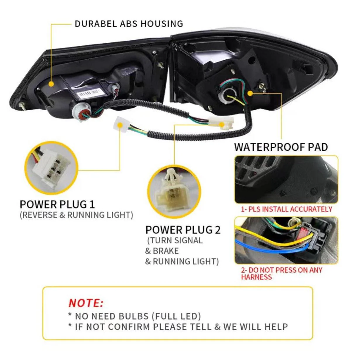 VLAND Full LED Tail Lights For Lexus IS250 IS350 2005-2013 ISF 2007-2014 [XE20] - Image 14