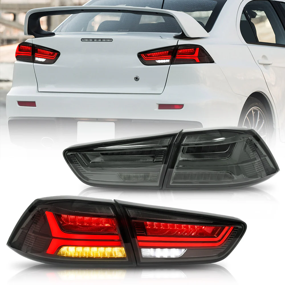 VLAND LED Tail Lights For Mitsubishi Lancer EVO X 2008-2018 With Sequential Indicators - Image 10