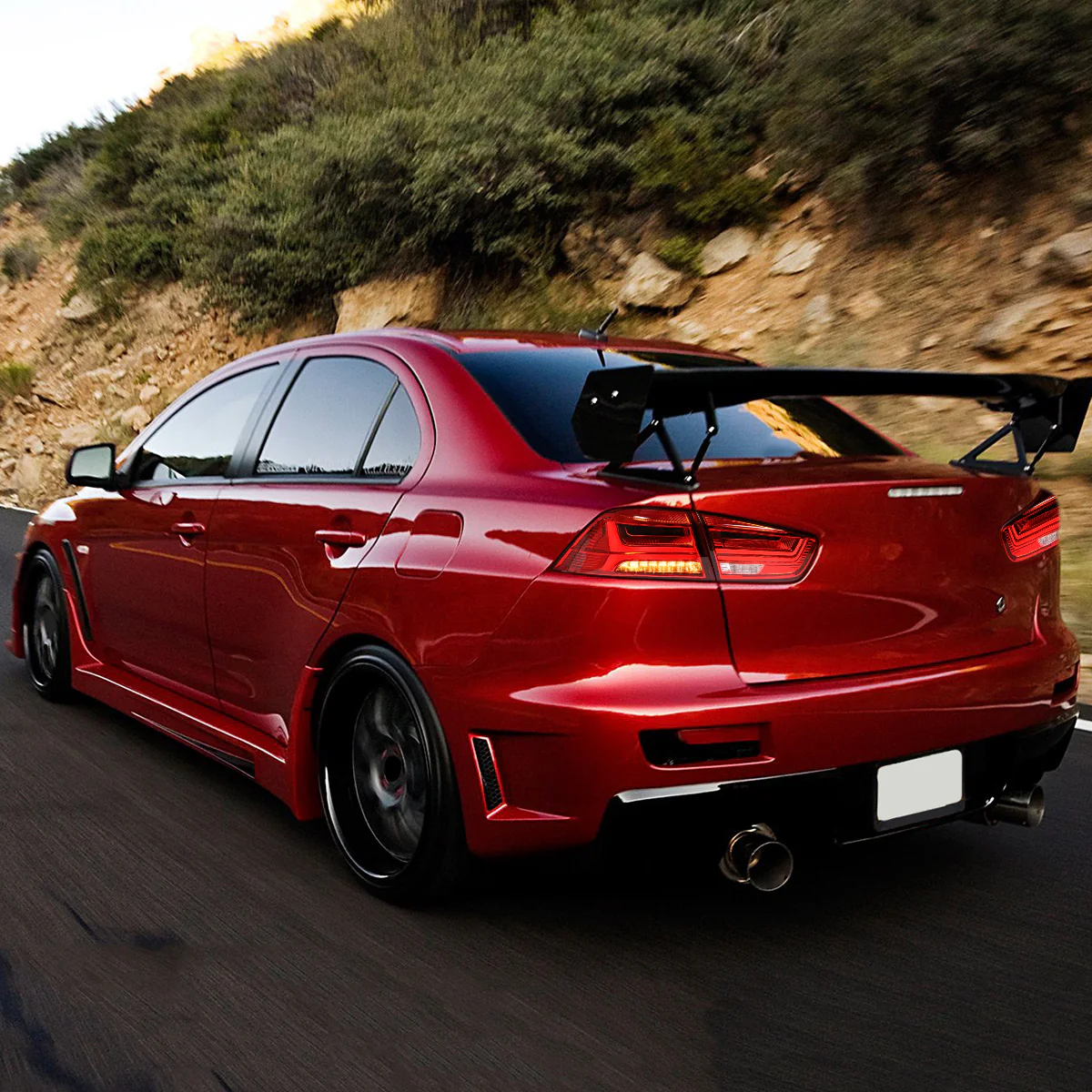 VLAND LED Tail Lights For Mitsubishi Lancer EVO X 2008-2018 With Sequential Indicators - Image 14