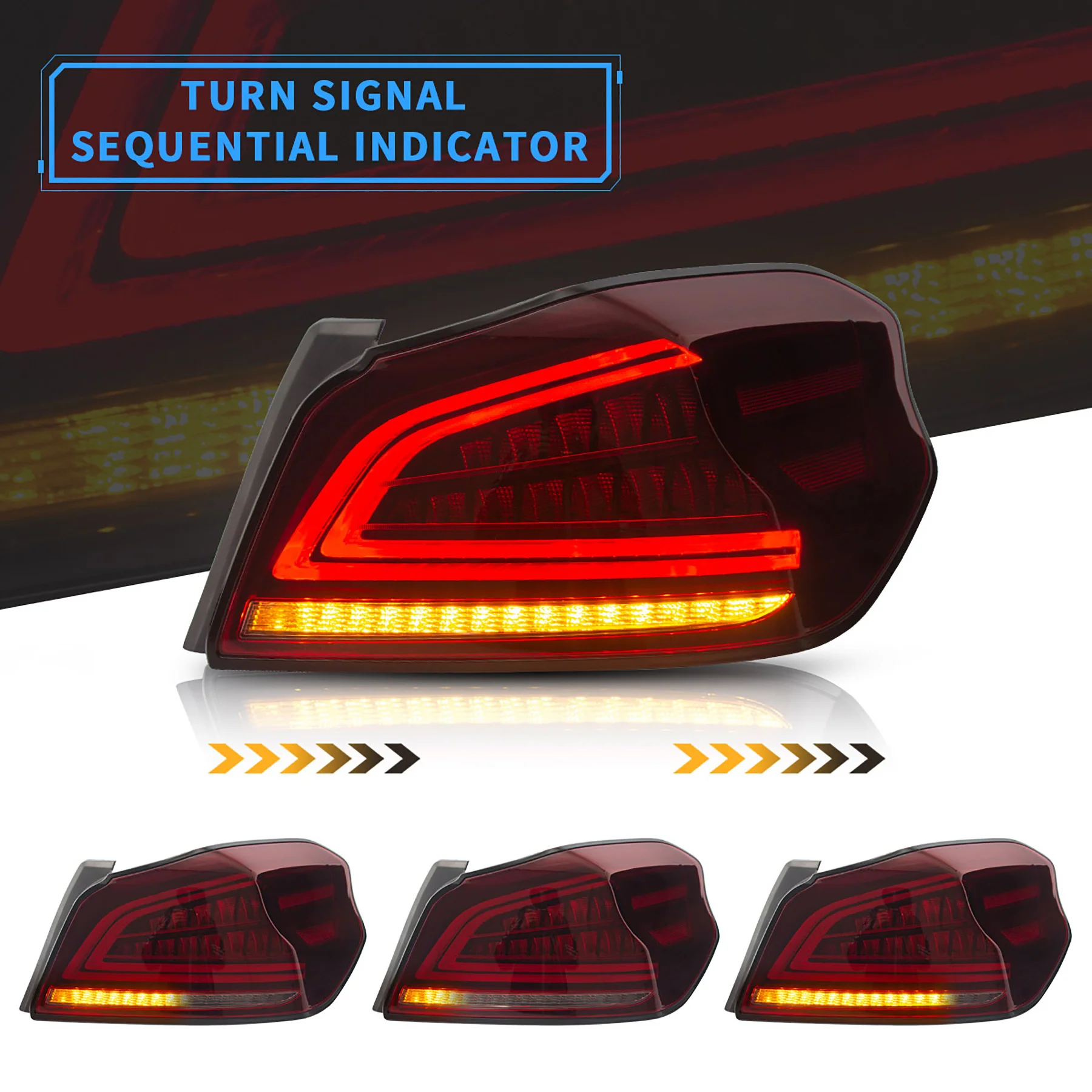 VLAND LED Tail Lights For Subaru WRX / WRX STI 2015-2021 - Image 10