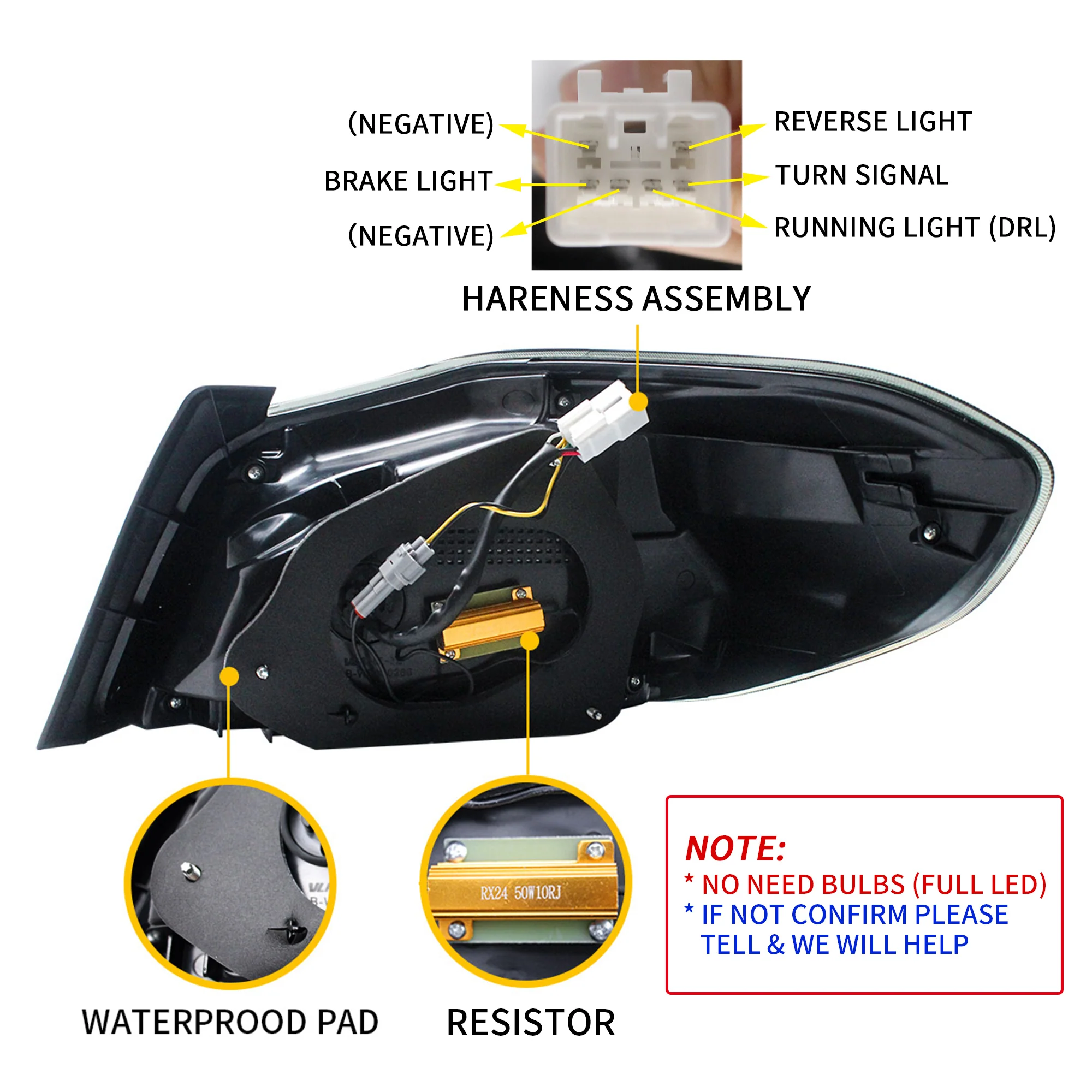 VLAND LED Tail Lights For Subaru WRX / WRX STI 2015-2021 - Image 24
