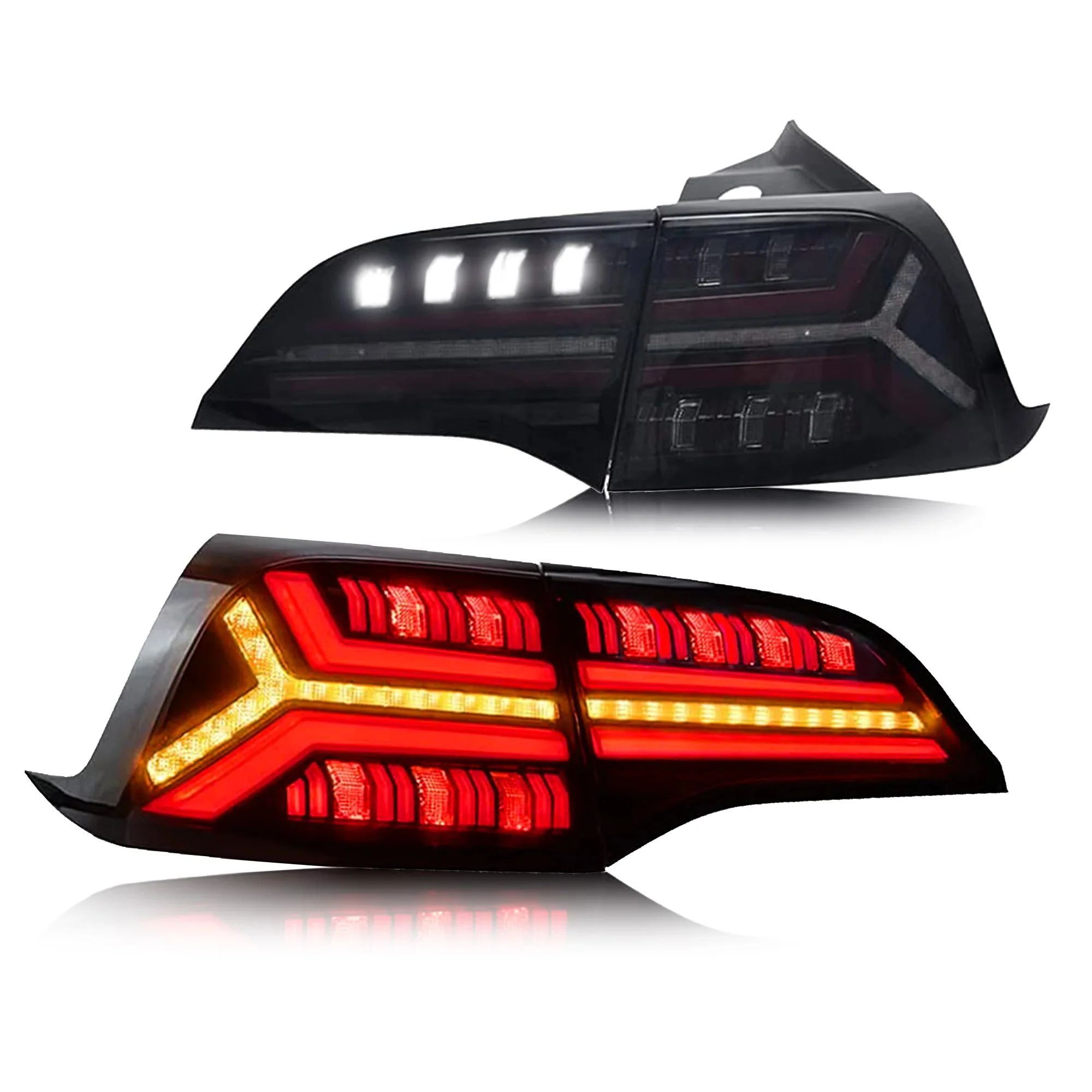 VLAND LED Taillights for Tesla Model 3 Model Y 2017-2022 With Sequential Indicators - Image 2