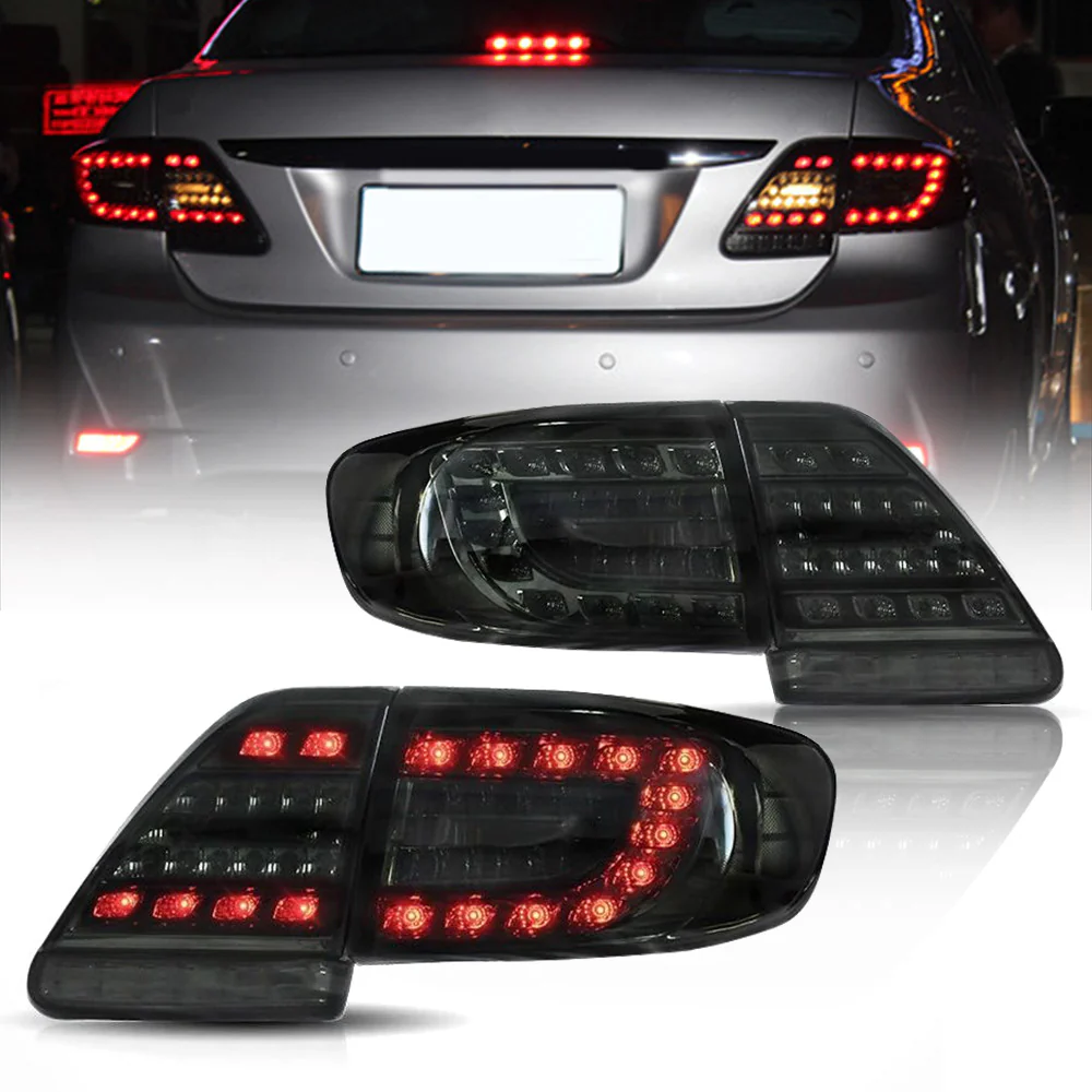 VLAND LED Tail Lights For Toyota Corolla 2011-2013 (E140 Wide-Body) Facelift With Sequential Turn Signal - Image 6