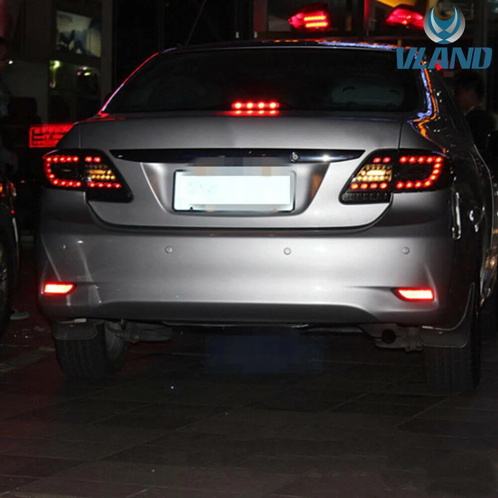 VLAND LED Tail Lights For Toyota Corolla 2011-2013 (E140 Wide-Body) Facelift With Sequential Turn Signal - Image 8
