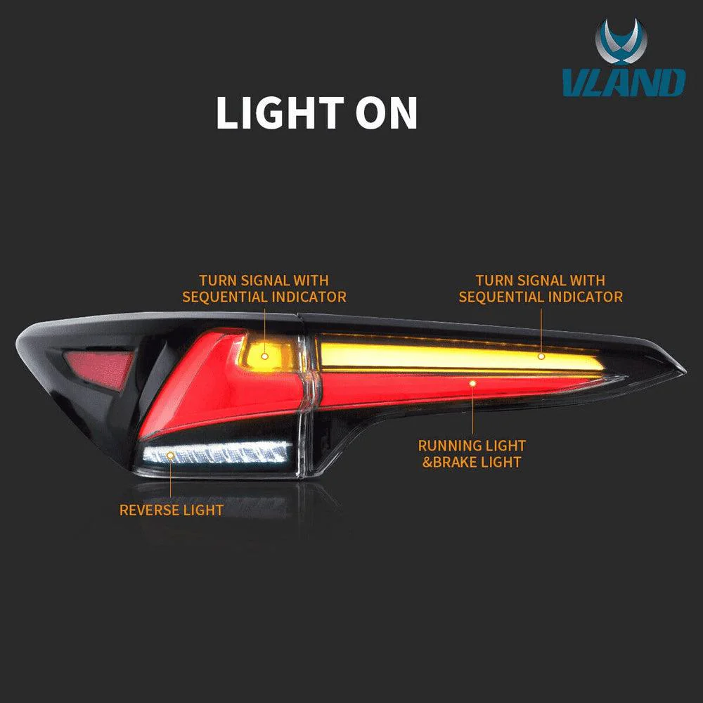 VLAND LED Tail Lights For Toyota Fortuner 2017-2021 - Image 3