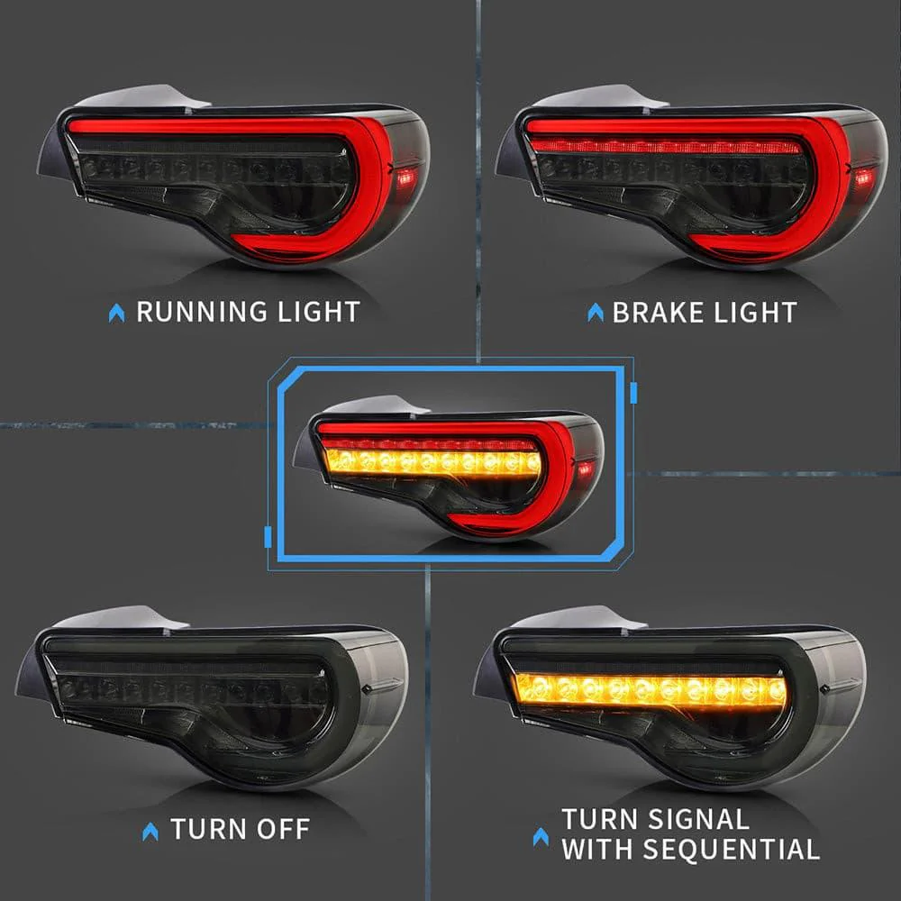 VLAND LED Tail Lights For Toyota 86/Subaru BRZ/Scion FRS 2012-2020 - Image 4