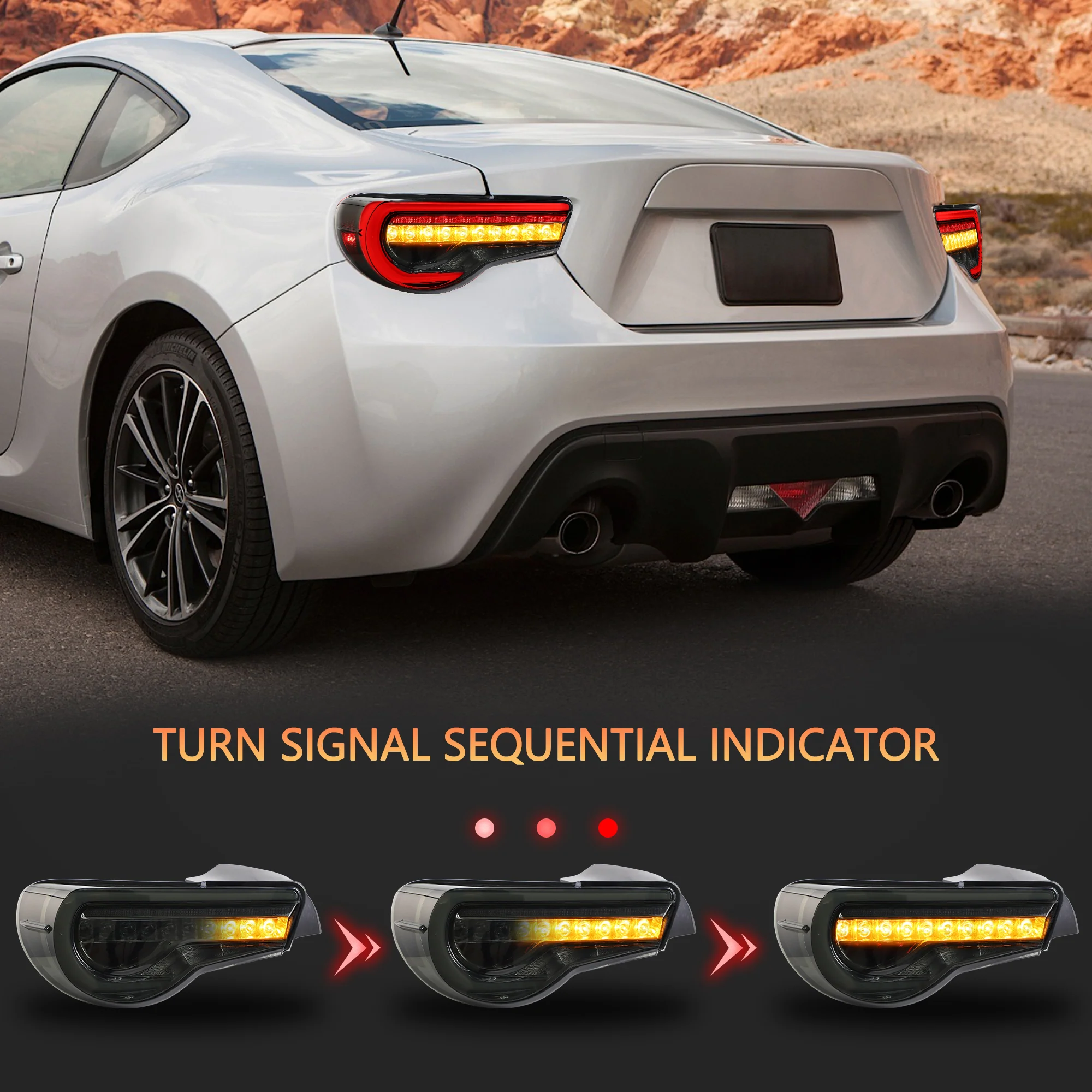 VLAND LED Tail Lights For Toyota 86/Subaru BRZ/Scion FRS 2012-2020 - Image 6