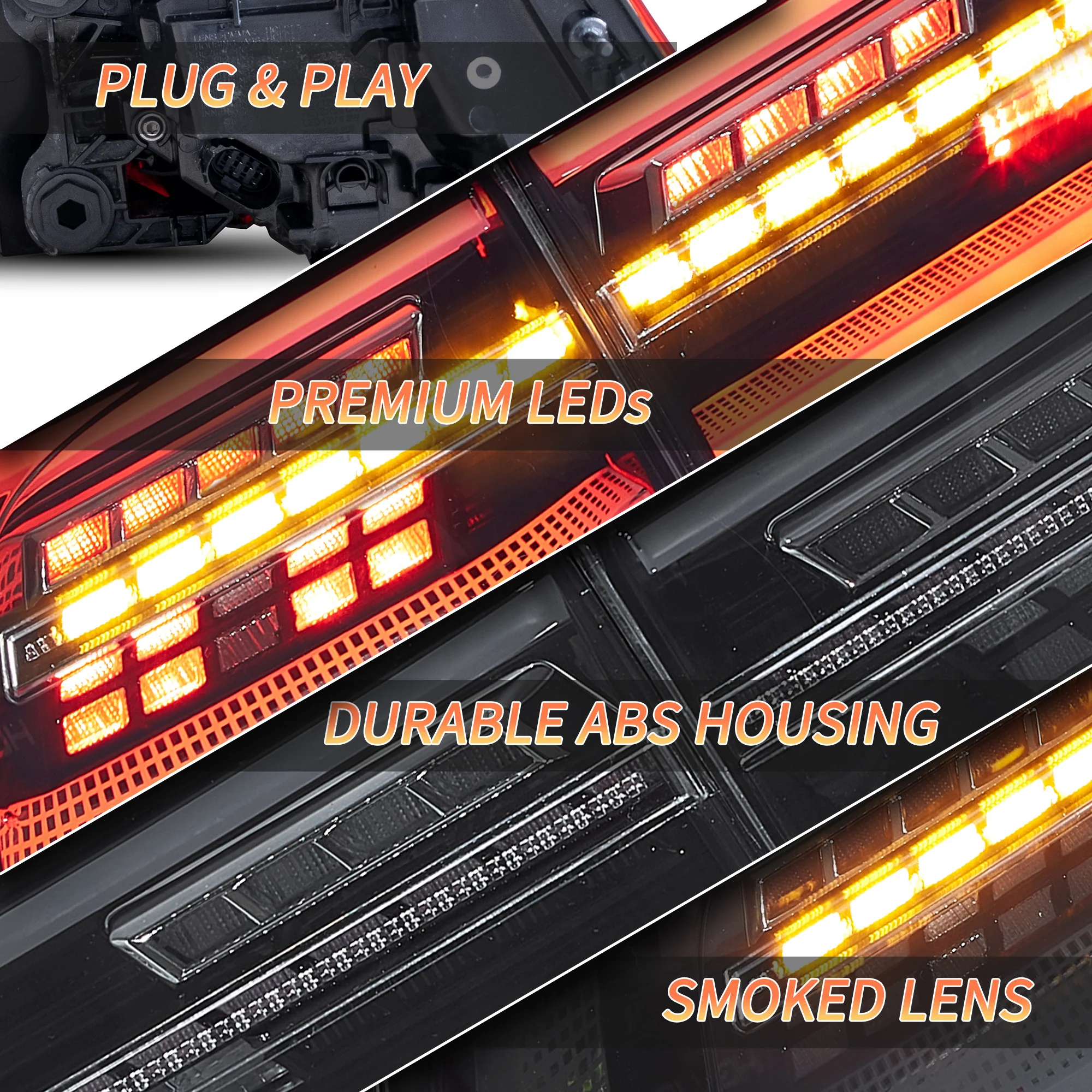 VLAND LED Taillights For Volkswagen Golf MK8 2020-2024 (Europe is 2020-2024) [E-MARK.] - Image 12