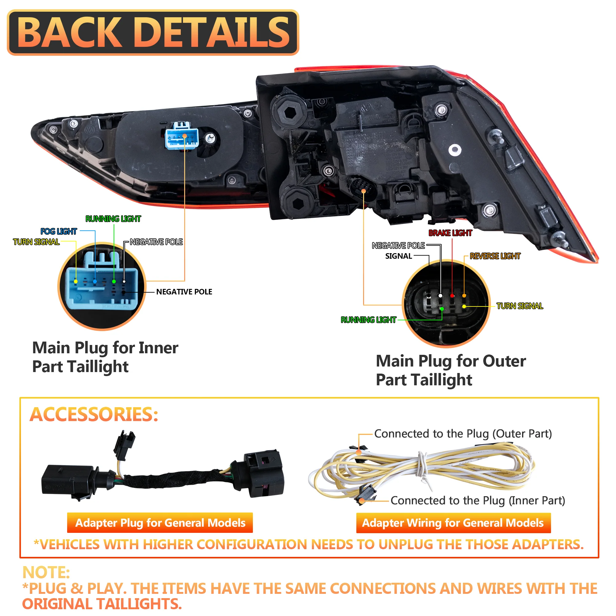 VLAND LED Taillights For Volkswagen Golf MK8 2020-2024 (Europe is 2020-2024) [E-MARK.] - Image 19