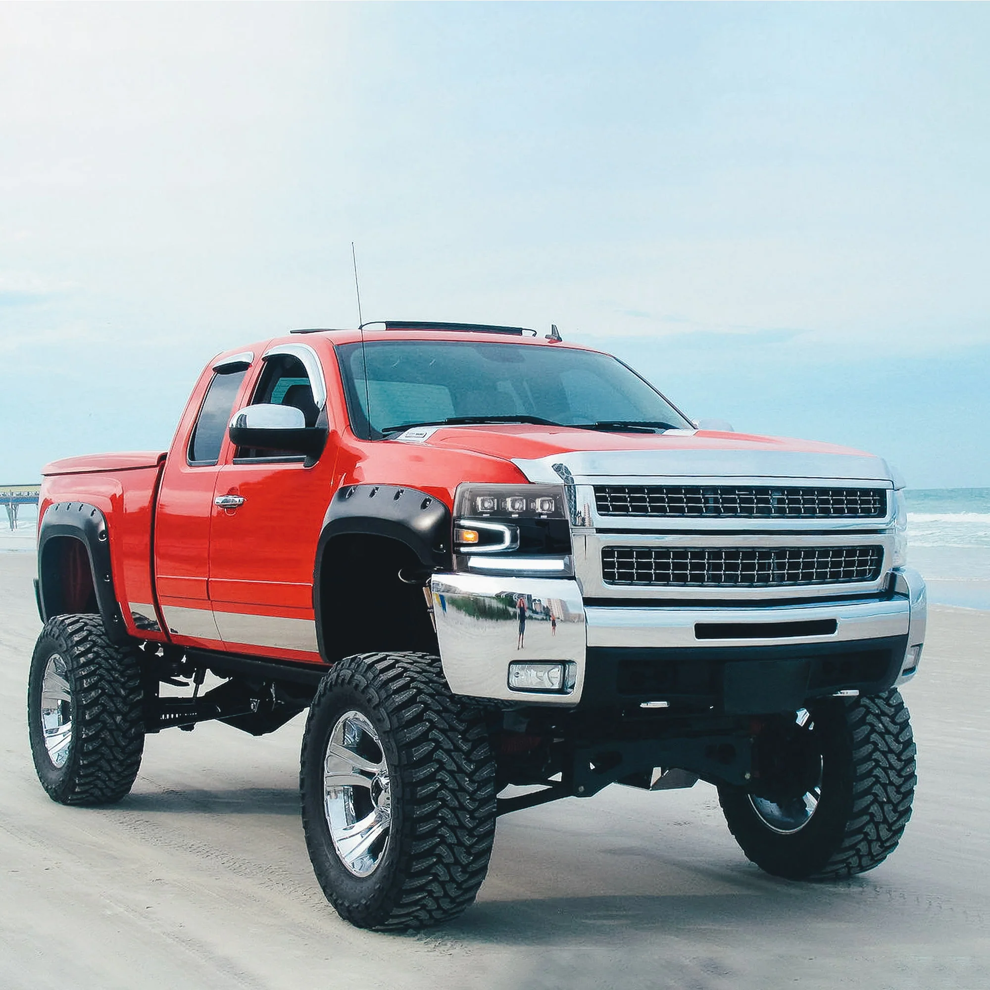 VLAND LED Headlights For Chevrolet Silverado 1500/2500/3500 2nd Gen 2007-2013 with Welcome Lights - Image 12