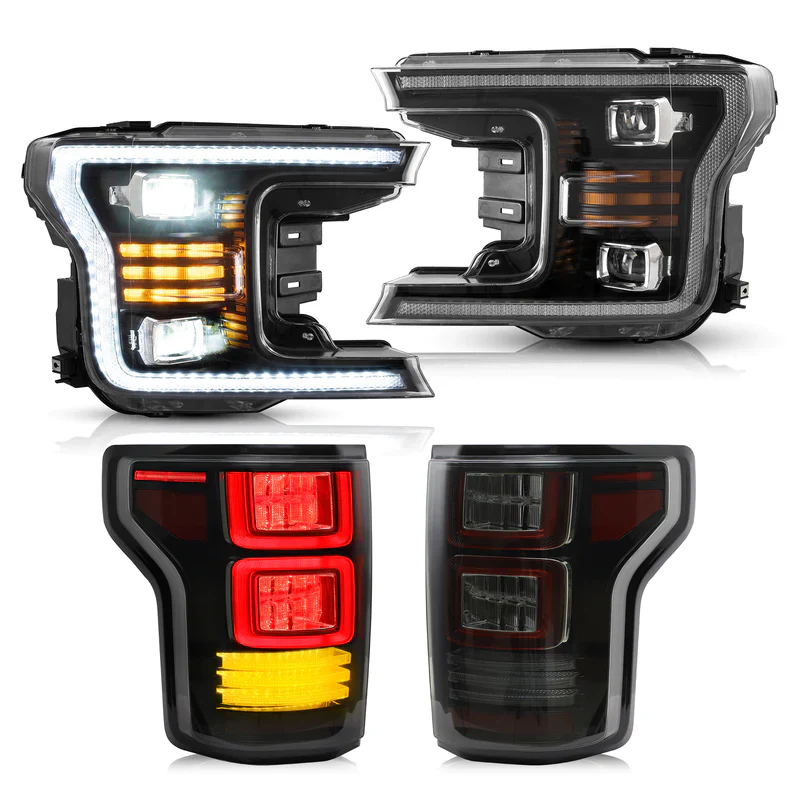 VLAND Projector Headlights and Tail Lights For Ford F 150 2015-2020 - Image 4