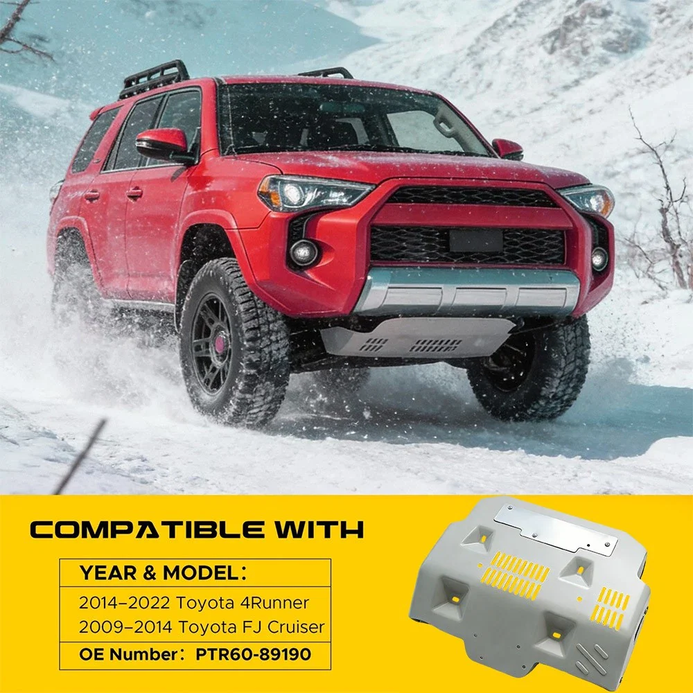 VLAND PTR60-34220 Front Skid Plate For Toyota Tundra 2022-2024 & Sequoia 2023-2024 - Image 4