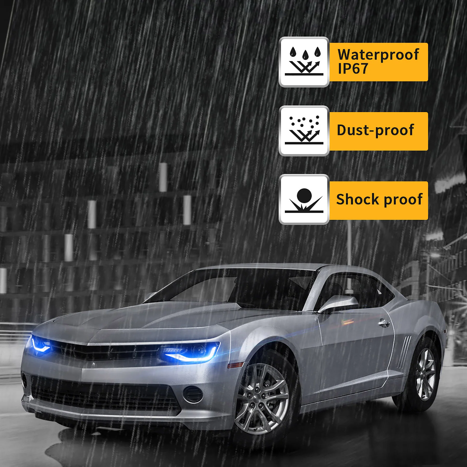VLAND RGB Dual Beam Headlights For Chevrolet Camaro 5th Gen 2014 2015 - Image 15
