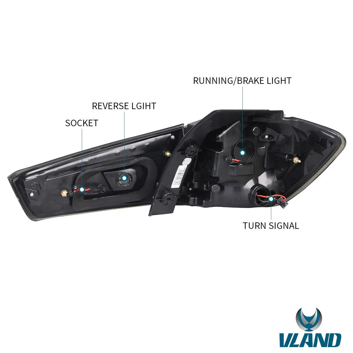 VLAND Tail Lights For Mitsubishi ASX/Outlander Sport 2012-UP Rear Lights - Image 12