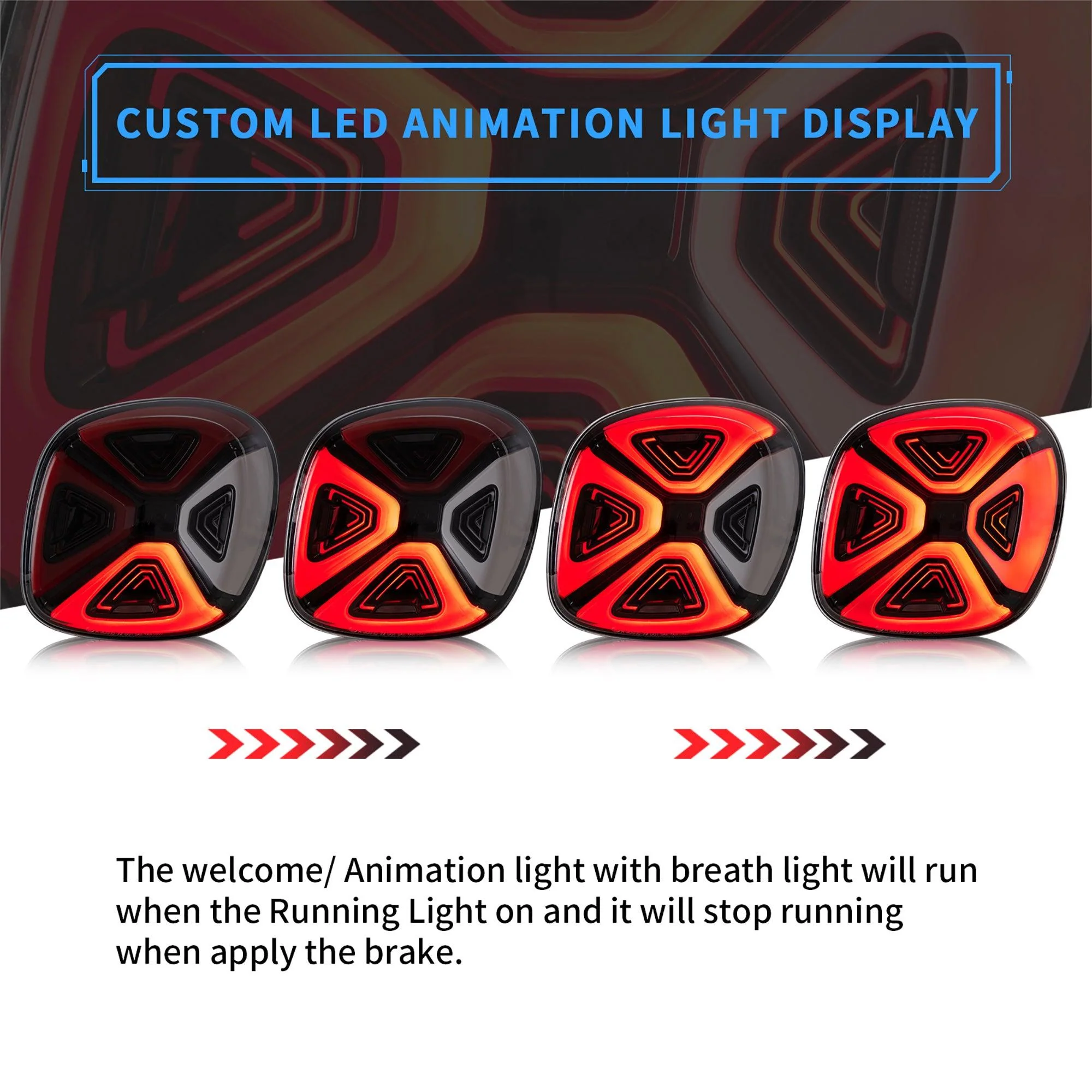 VLAND LED Tail Lights For Mercedes Benz Smart Fortwo / Forfour C453/A453/W453 2015-2020 [E-MARK.] - Image 7
