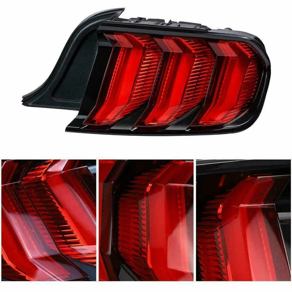 VLAND Full LED Tail Lights For Ford Mustang 2015-2023 with Sequential Turn Signal (5 modes switchable)[E-MARK,DOT.SAE.] - Image 11