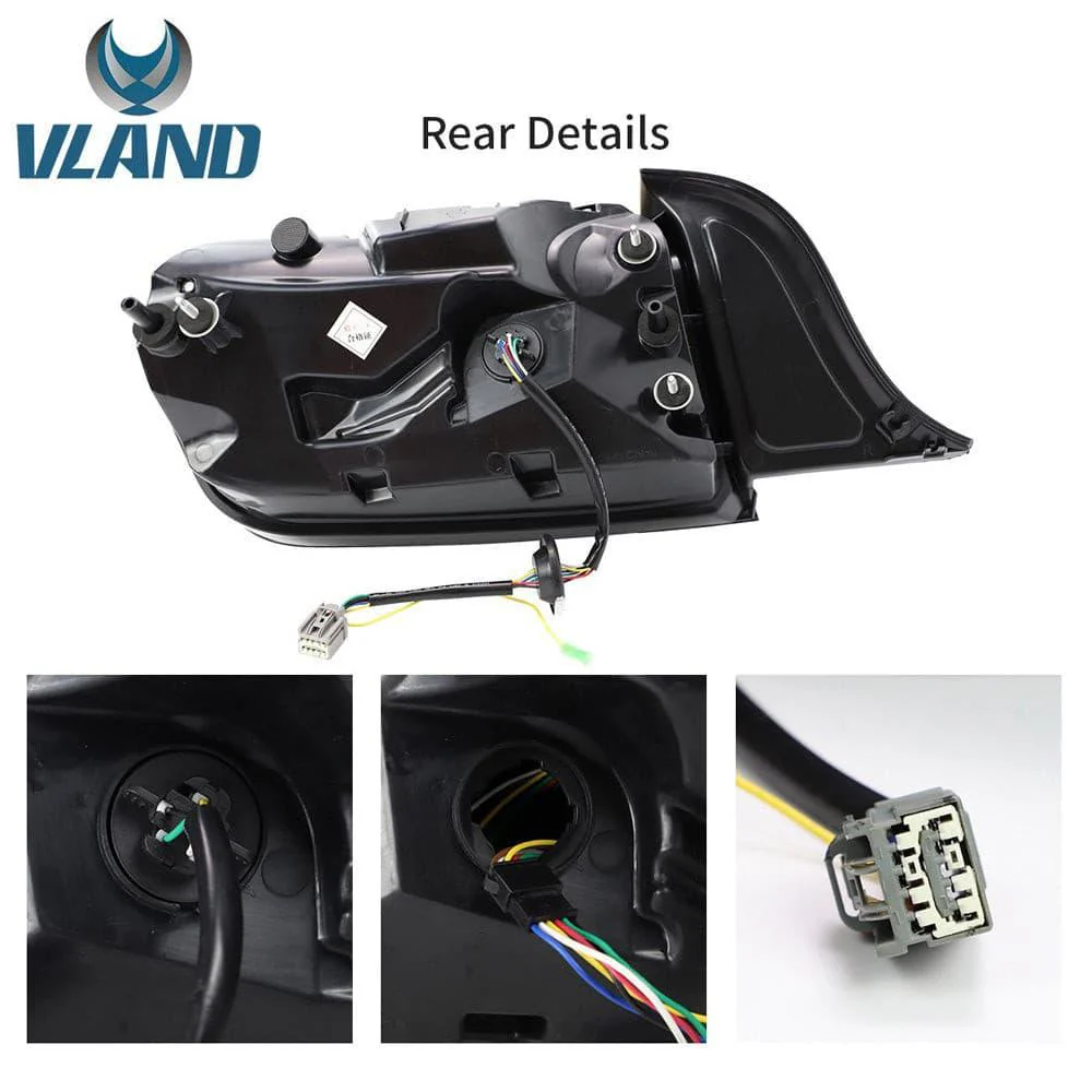 VLAND Full LED Tail Lights For Ford Mustang 2015-2023 with Sequential Turn Signal (5 modes switchable)[E-MARK,DOT.SAE.] - Image 18