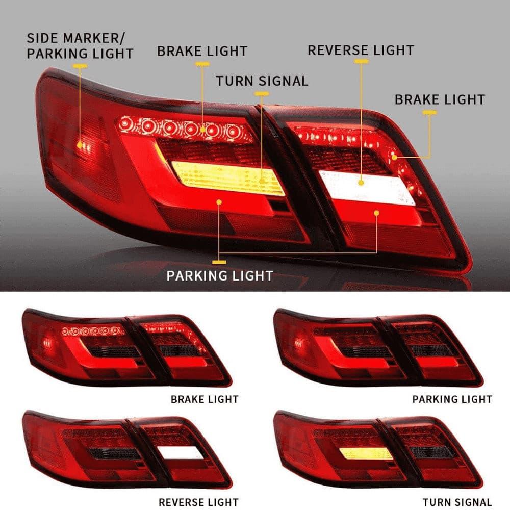 VLAND Tail Lights For Toyota Camry 2006-2011 With 3D Light Bar - Image 6