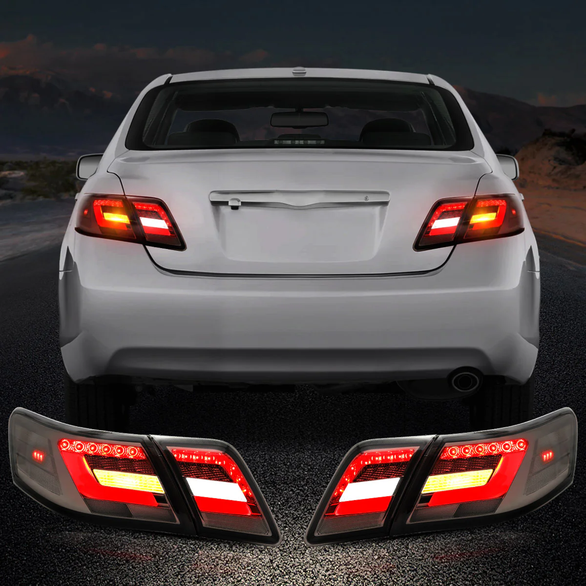 VLAND Tail Lights For Toyota Camry 2006-2011 With 3D Light Bar - Image 7