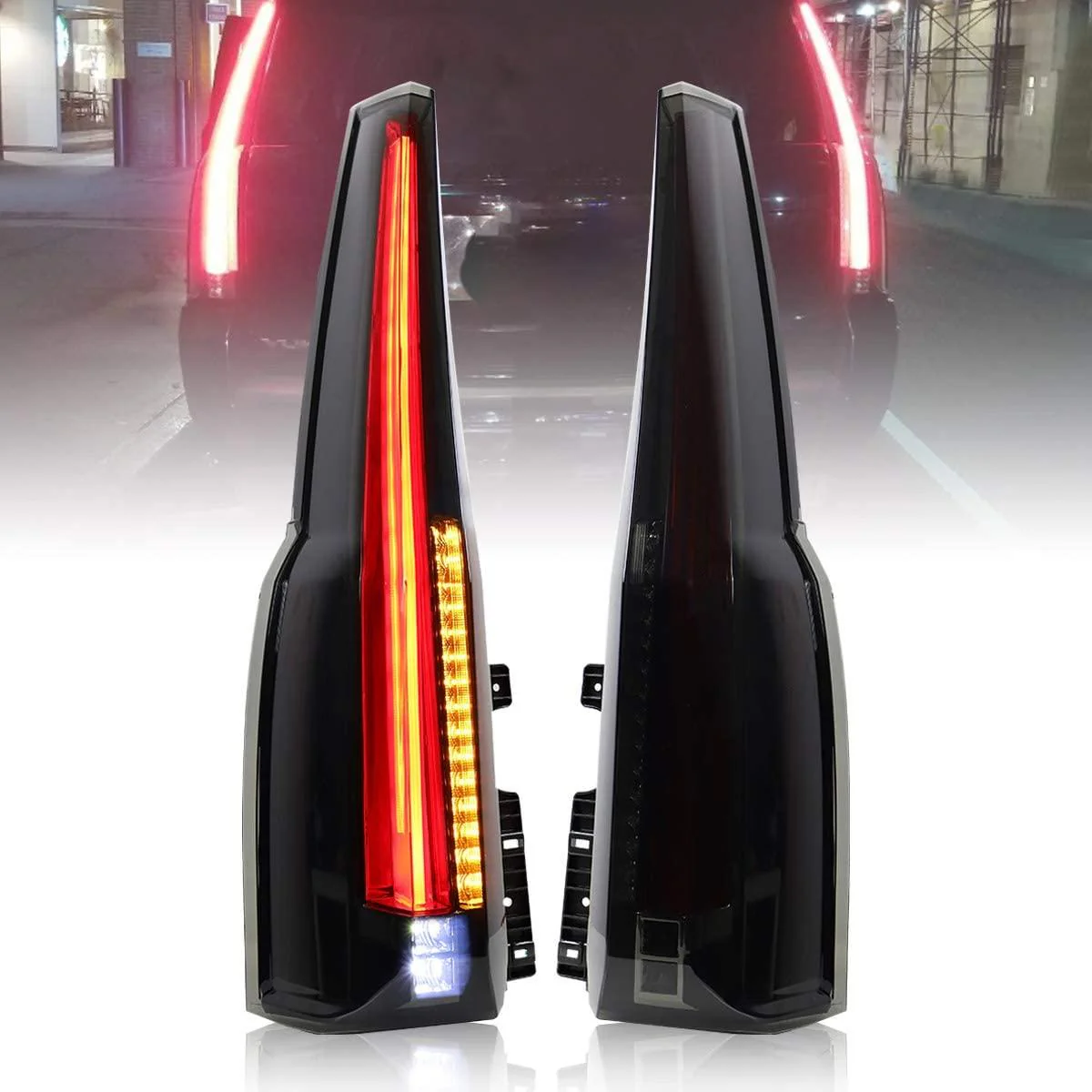 VLAND Tail Lights For GMC Yukon SUV 3rd Generation 2015-2020 [For 6 PINS Plug] - Image 11