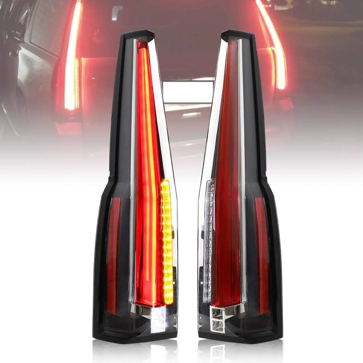 VLAND Tail Lights For GMC Yukon SUV 3rd Generation 2015-2020 [For 6 PINS Plug] - Image 12